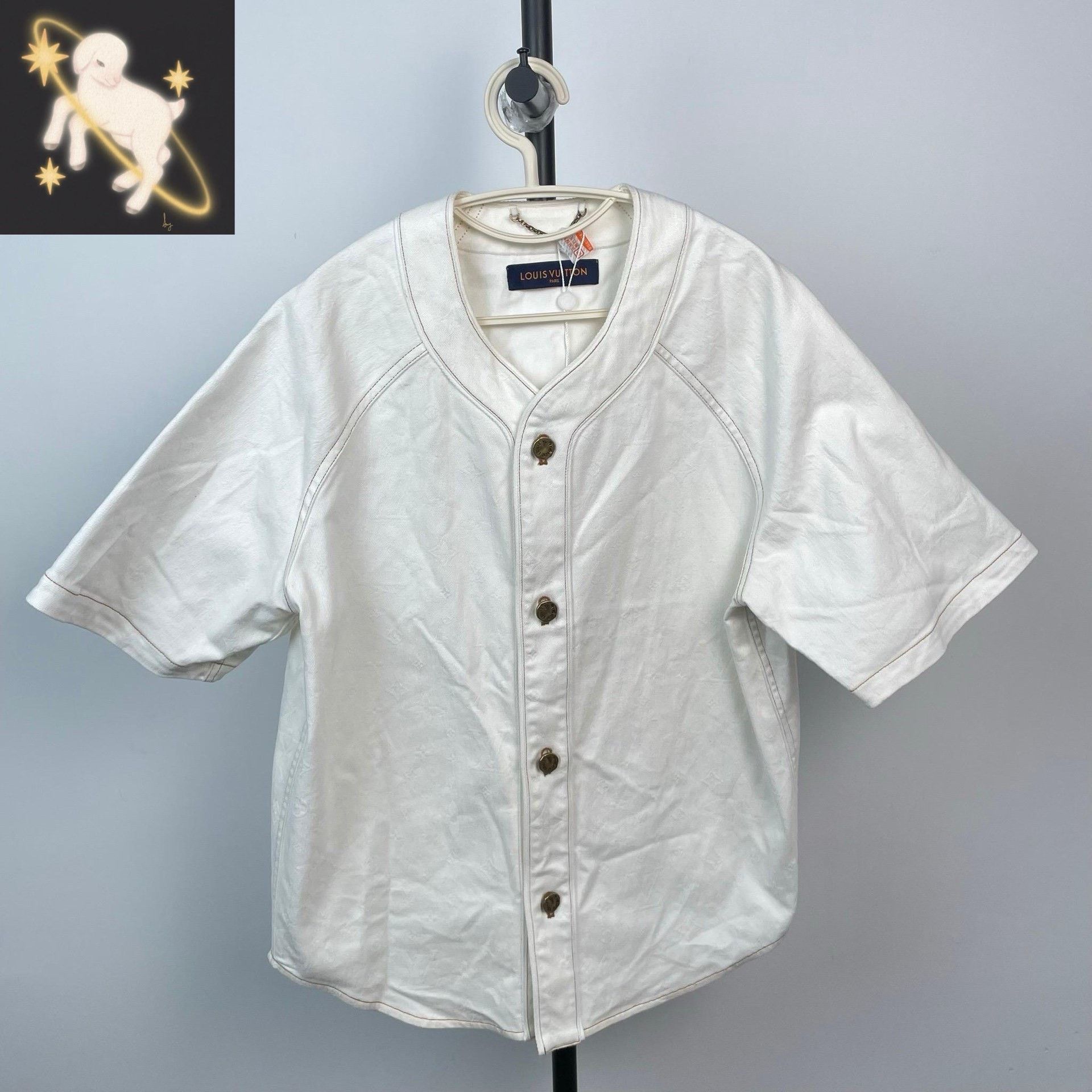 Louis Vuitton Louis Vuitton White Light Jacket M Men Size US M / EU 48-50 / 2 - 1 Thumbnail