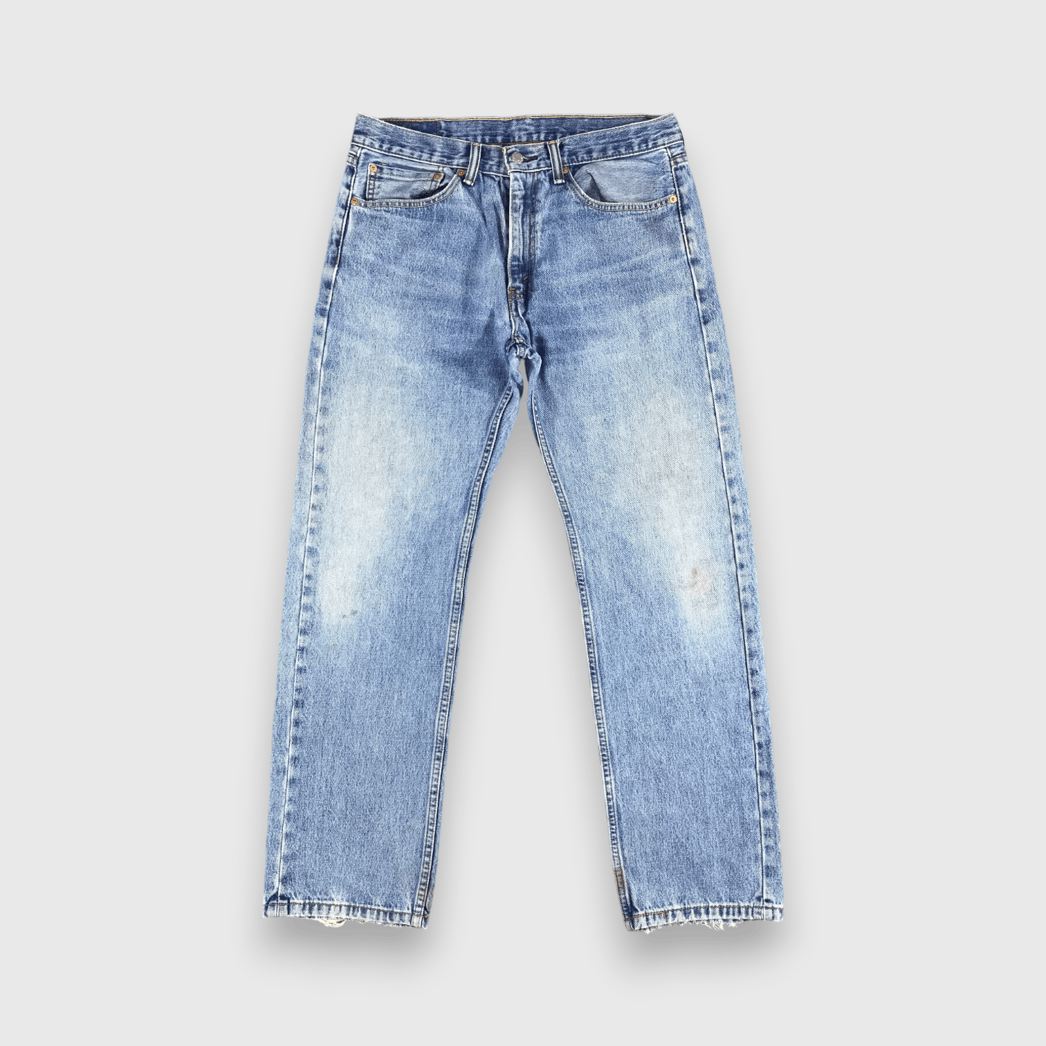 Levi's Vintage Blue Wash Levis 505 Jeans-J2151 Size US 35 - 1 Thumbnail
