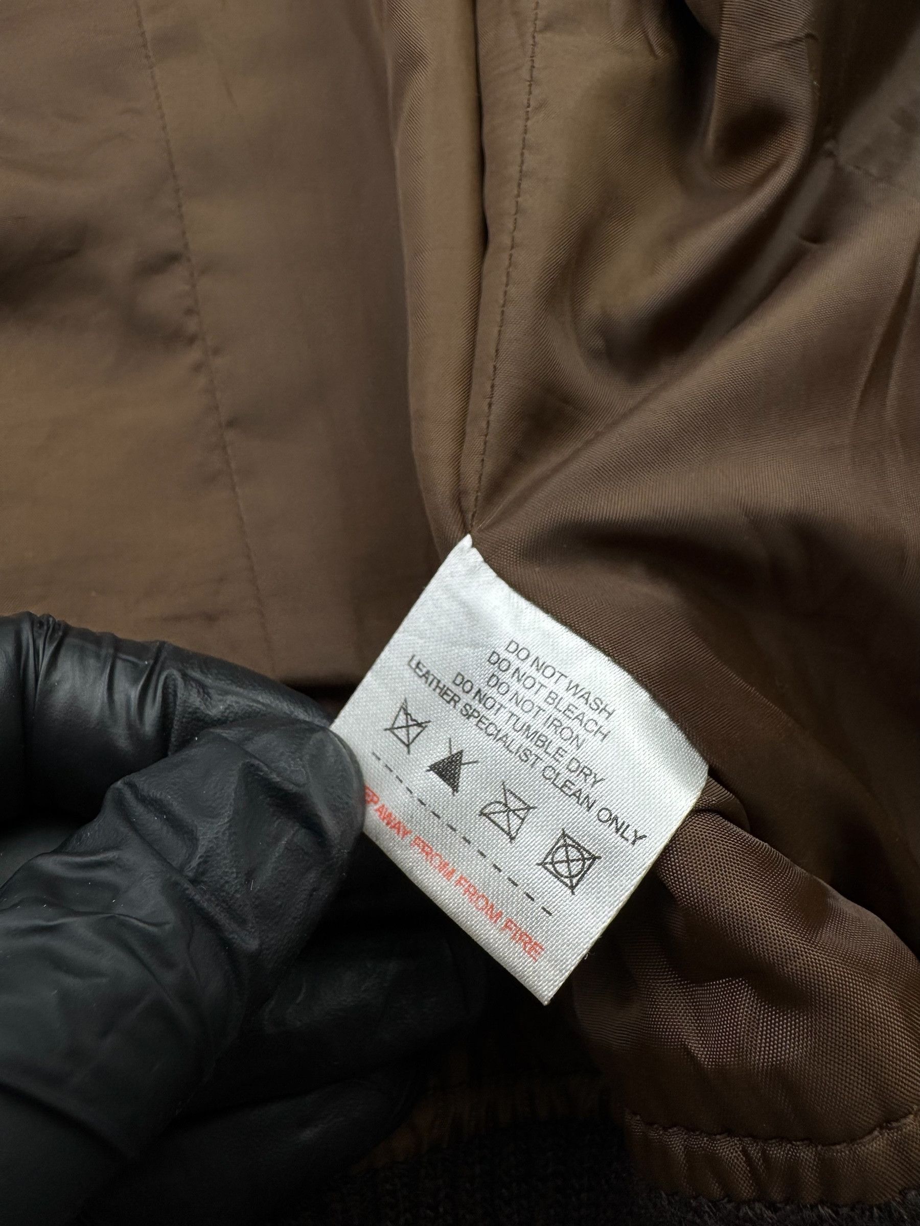 Japanese Brand Vintage Cropped Leather Jacket W128(D10) Size M / US 6-8 / IT 42-44 - 4 Thumbnail