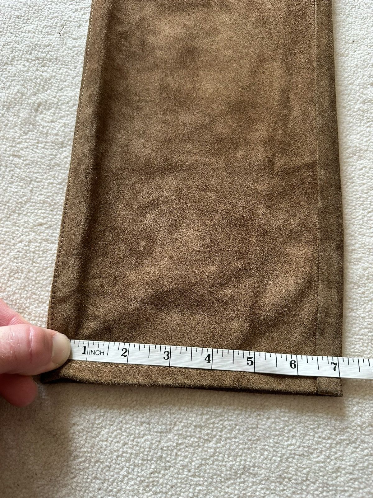 Saint Laurent Paris SS20 $3k+ 🤑 Saint Laurent suede leather pants trousers Size US 36 / EU 52 - 11 Thumbnail