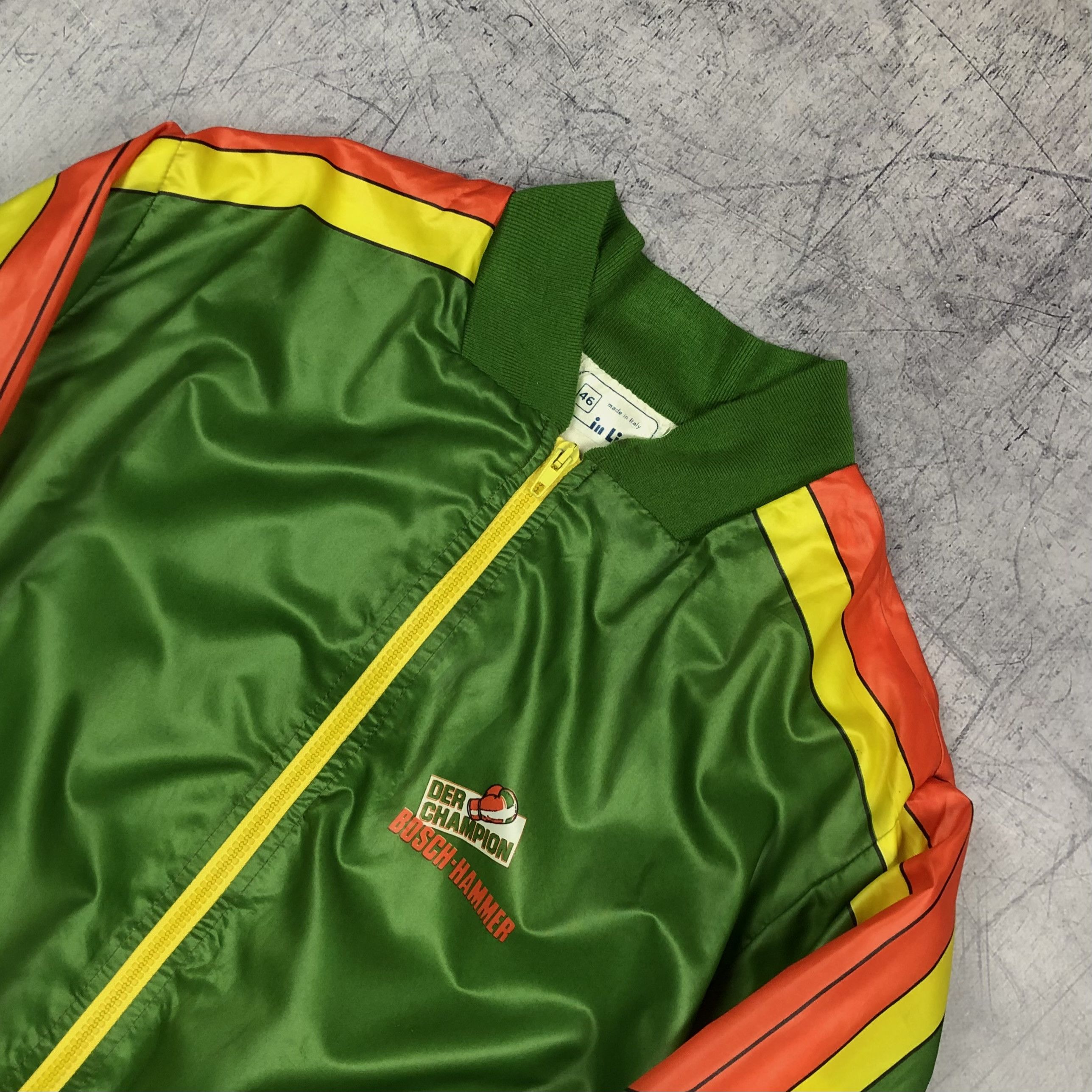 Vintage Vintage Bosch Hammer Nylon Bomber Jacket Size US M / EU 48-50 / 2 - 3 Thumbnail