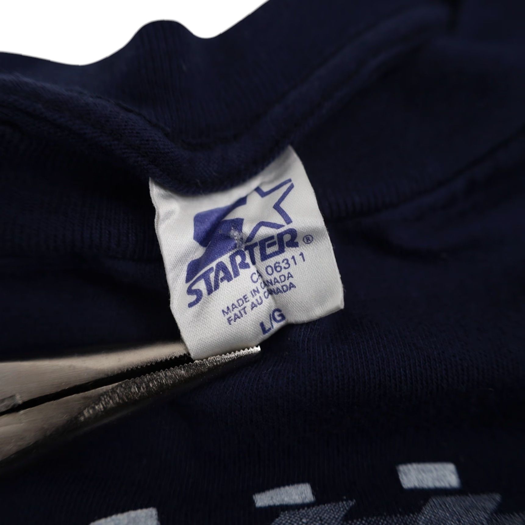 Starter VINTAGE Starter Dallas Cowboys Mens Large Big Spellout Graphic T Shirt Blue Size US M / EU 48-50 / 2 - 6 Thumbnail