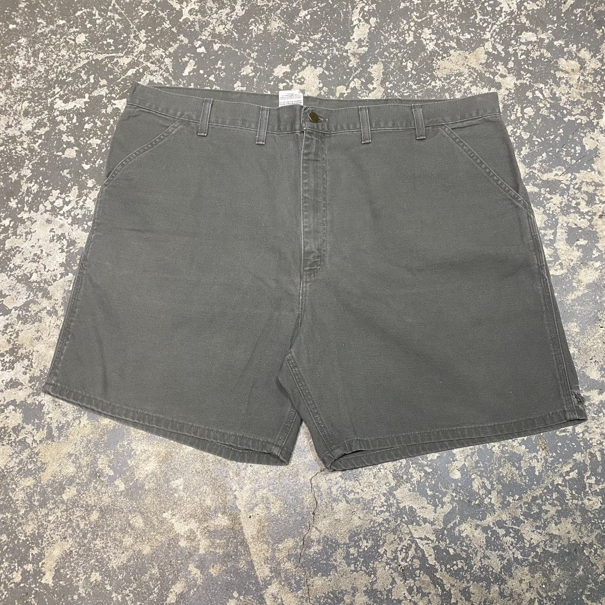 Carhartt × Vintage Vintage Carhartt B30SAG Carpenter Jort Shorts B30 Sage Green Size US 44 / EU 60 - 4 Thumbnail