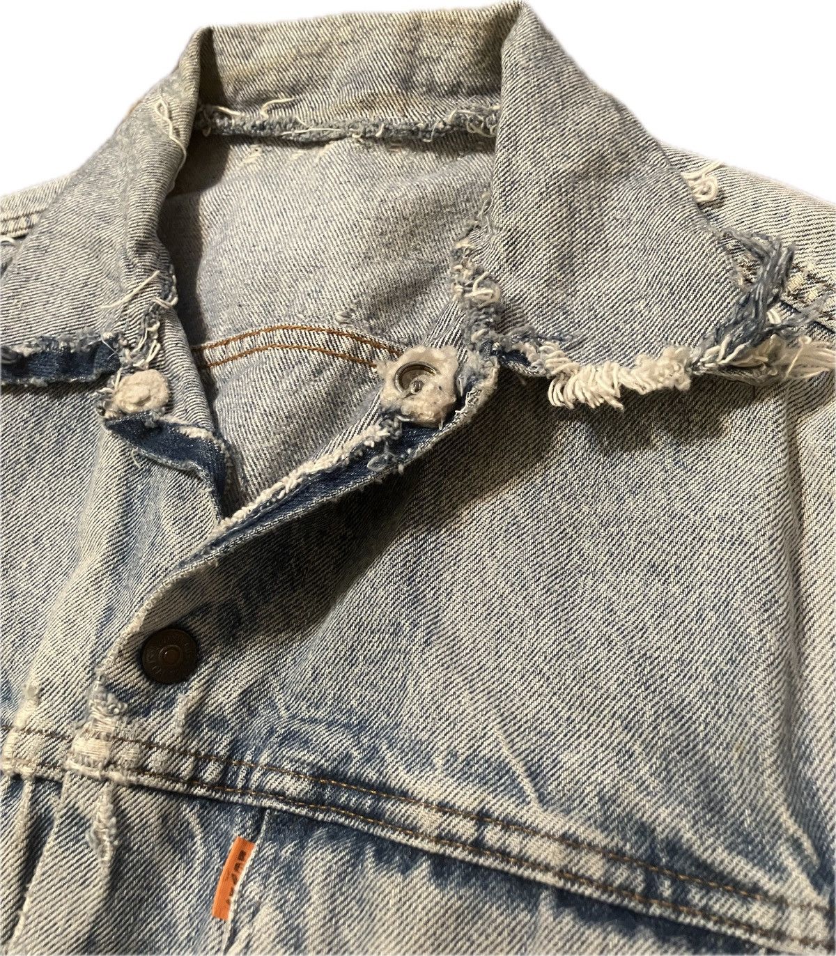 Levi's × Vintage 80’s Thrashed Levi’s Trucket Jacket Size US M / EU 48-50 / 2 - 3 Thumbnail