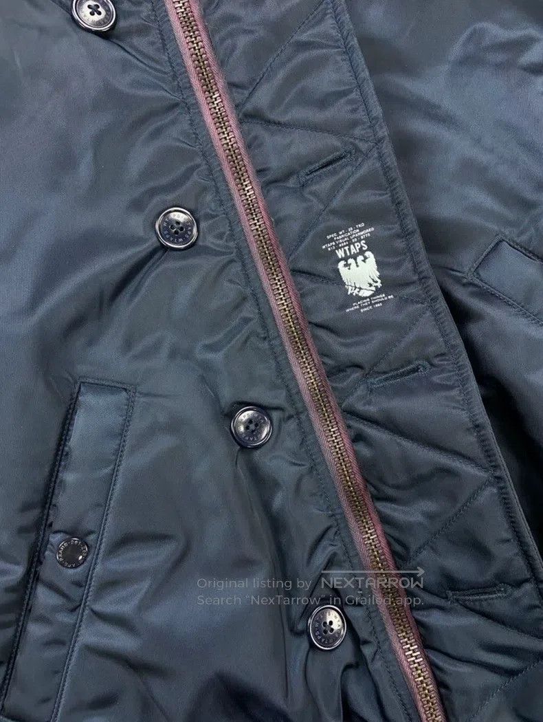 Wtaps Wtaps Big Logo Fur Hood Fligjt Jacket Size US M / EU 48-50 / 2 - 2 Thumbnail