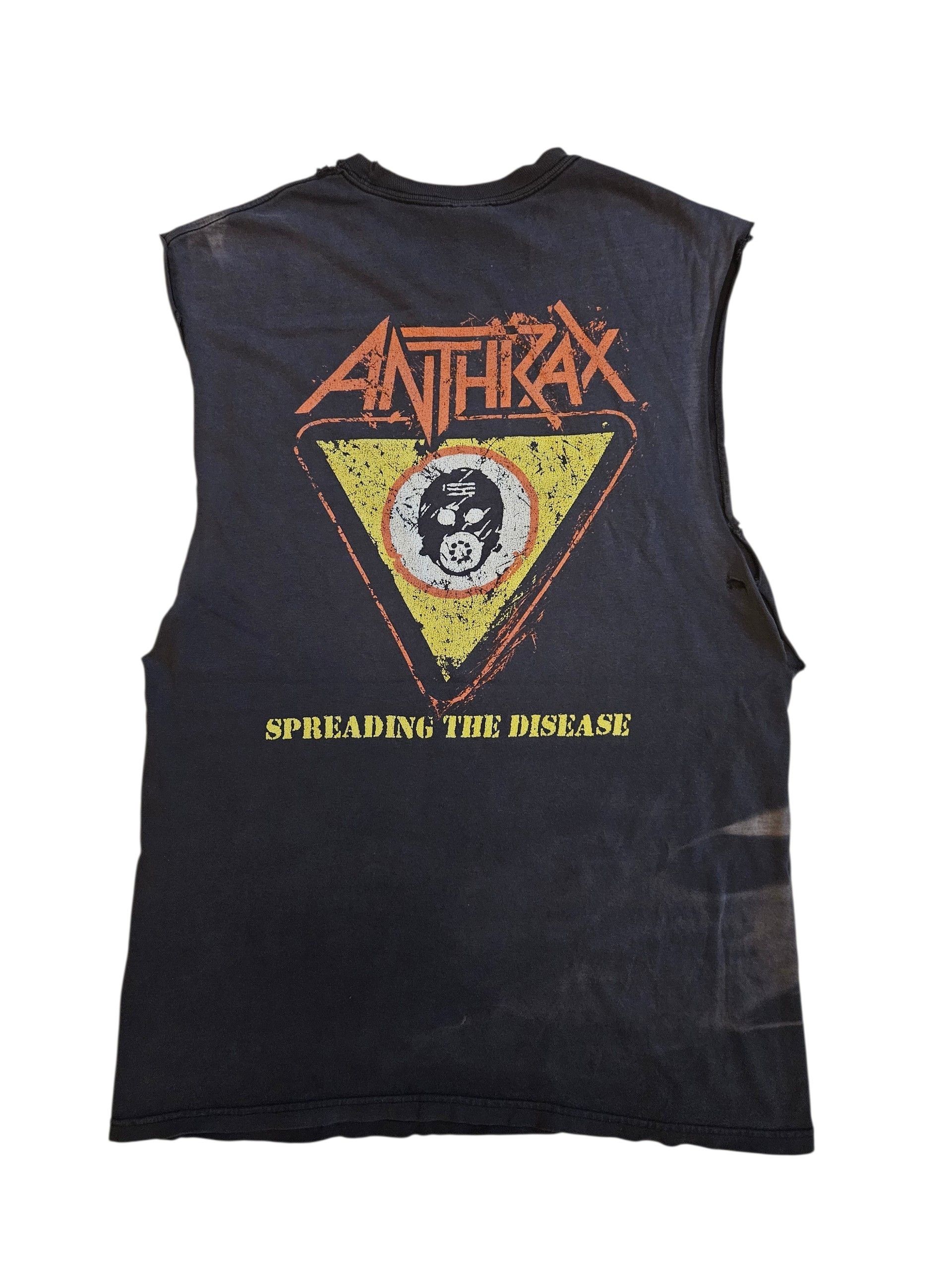 Vintage Vintage Anthrax Sleeveless Size US M / EU 48-50 / 2 - 2 Thumbnail