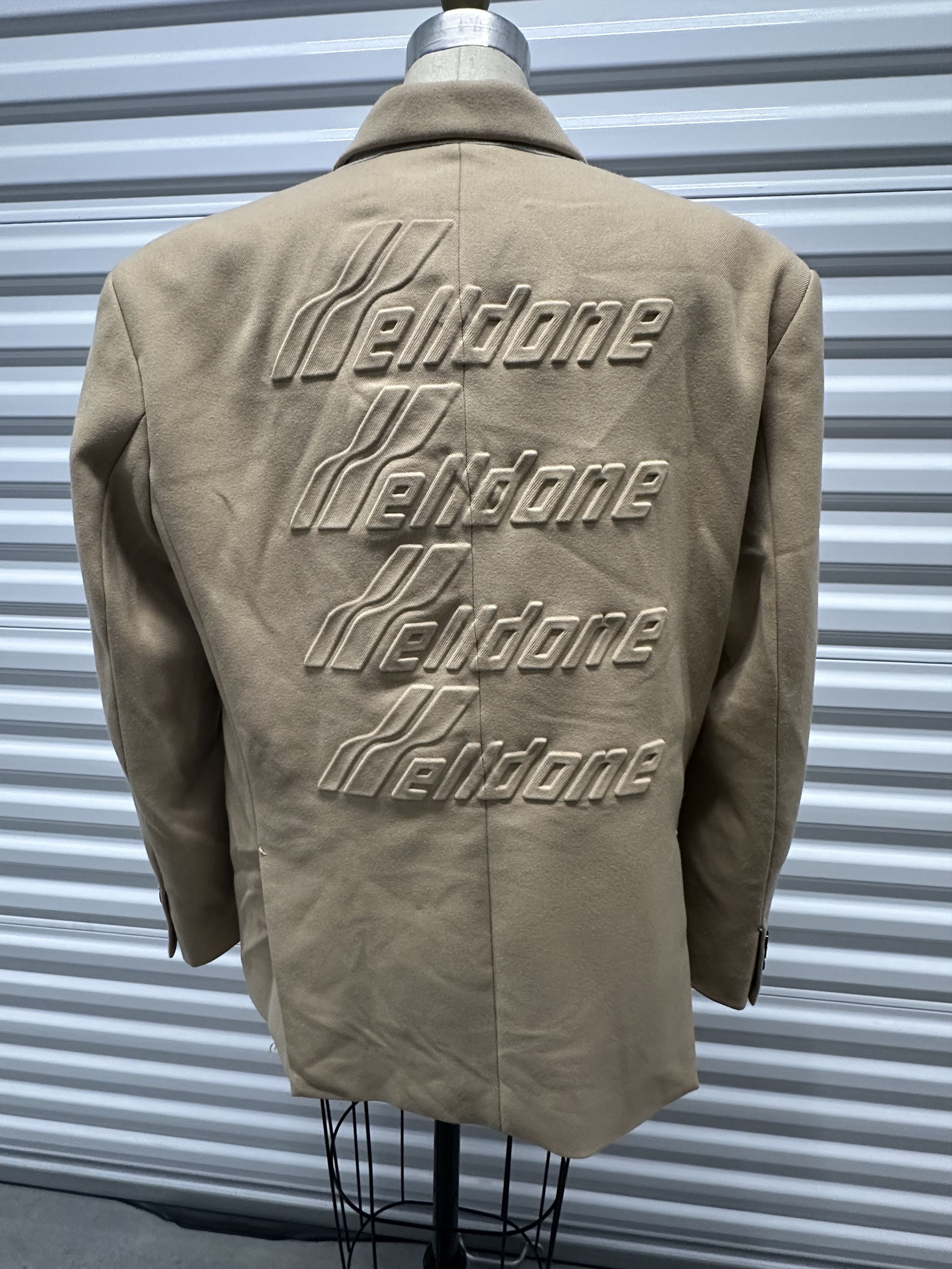 WE11DONE We11done - Korean Luxury Mens Beige peaked Lapel blazer Size 42R - 3 Thumbnail