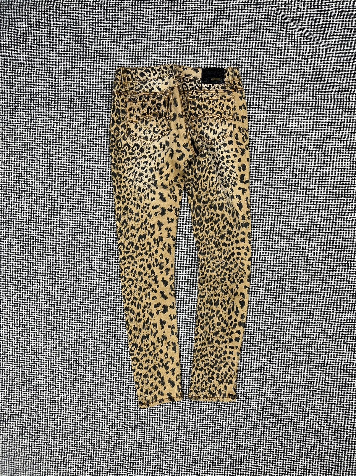 Japanese Brand GlamRock style Panther leopard cheetah print pants Size US 30 / EU 46 - 2 Thumbnail