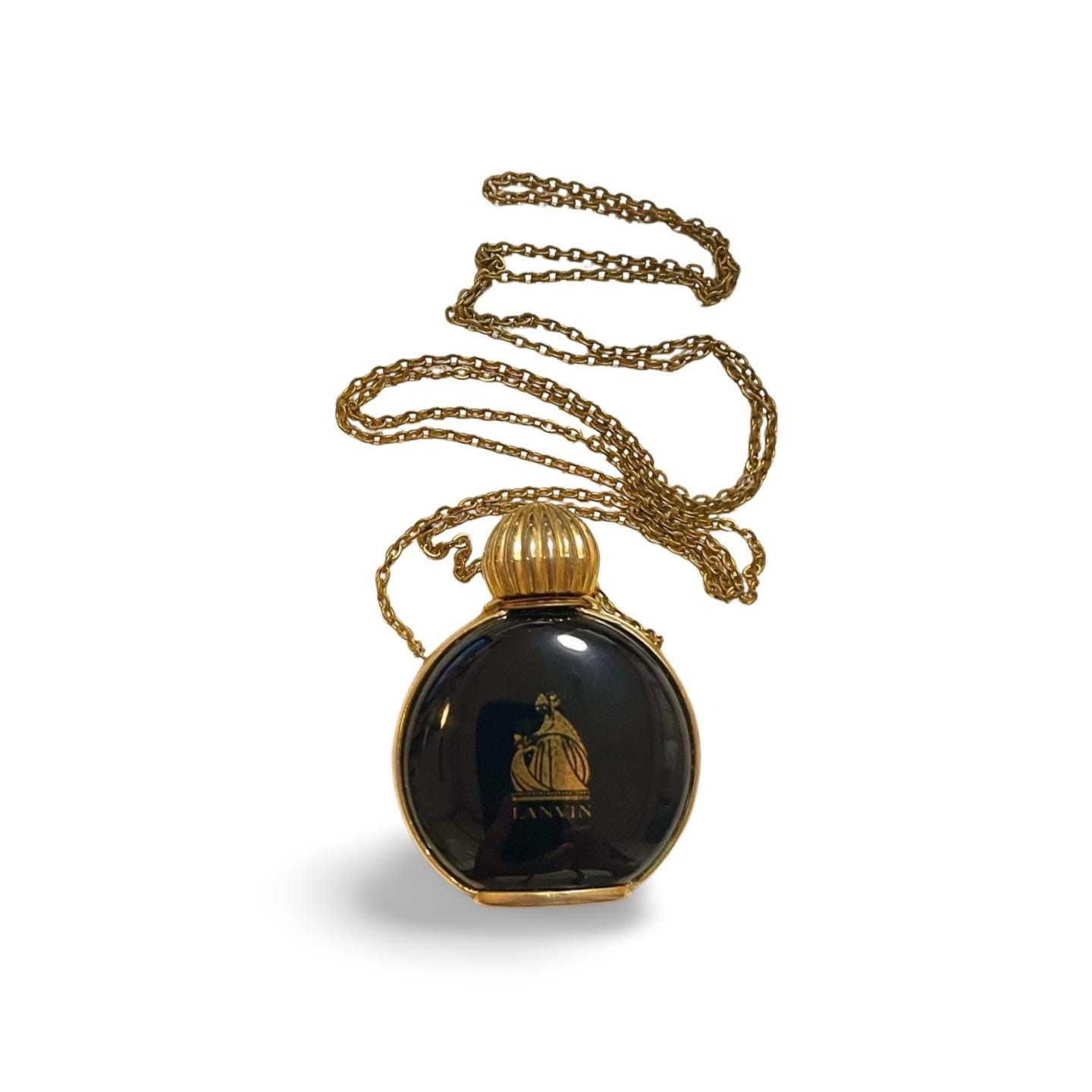 Lanvin 80’s vintage Lanvin g necklace with logo perfume bottle Size ONE SIZE - 3 Thumbnail
