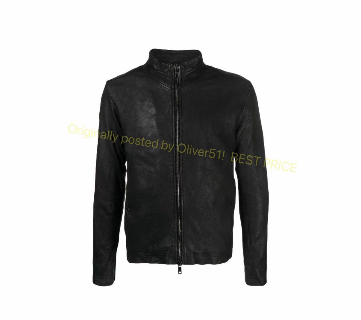 Giorgio Brato Giorgio Brato Leather Jacket NNNAA13/2610 Size US M / EU 48-50 / 2 - 1 Thumbnail