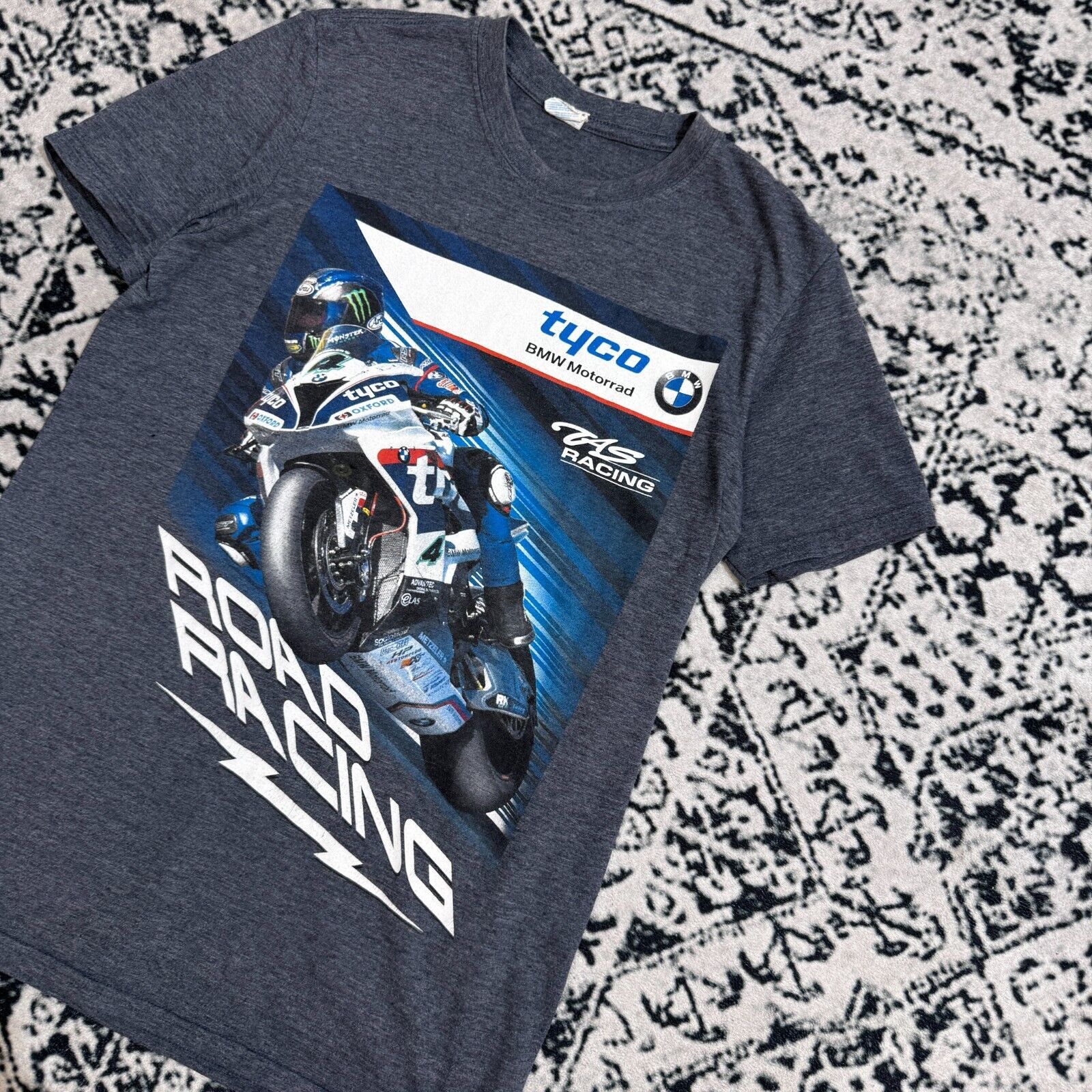 BMW × Vintage Vintage BMW Navy Blue Cotton T-Shirt Size S Y2k 90s Racing Size US S / EU 44-46 / 1 - 4 Thumbnail