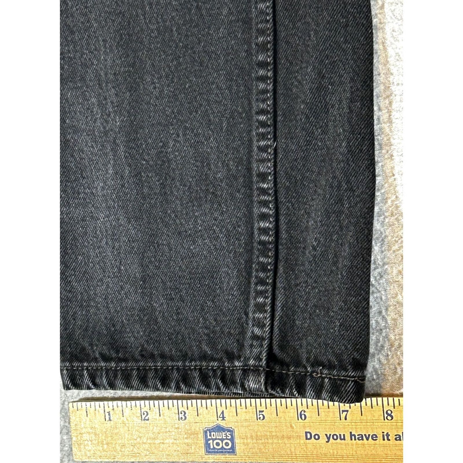 Levi's Levi's 505 Regular Fit Jeans Men 30x32 Black Denim Vintage No 90s 00s Straight Pockets Zip Mens Regular Fit Denim Jeans Size US 30 / EU 46 - 5 Thumbnail