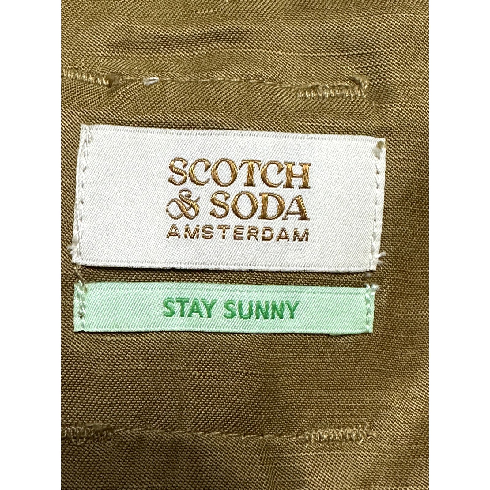 Scotch & Soda Scotch & Soda High Rise Short Belted Linen Brown XS NWOT Size 28" / US 6 / IT 42 - 8 Thumbnail