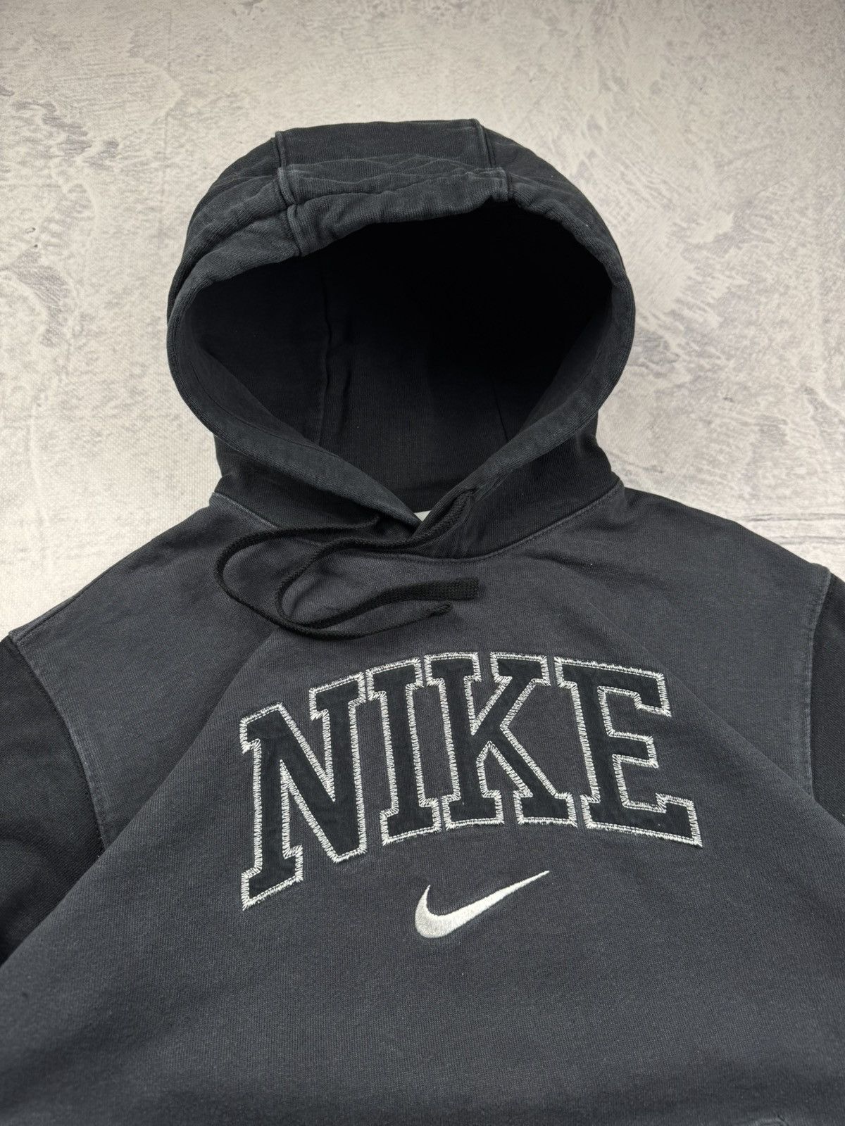 Nike × Vintage NIKE VINTAGE CENTER LOGO OVERSIZE BOXY HOODIE Size US M / EU 48-50 / 2 - 3 Thumbnail