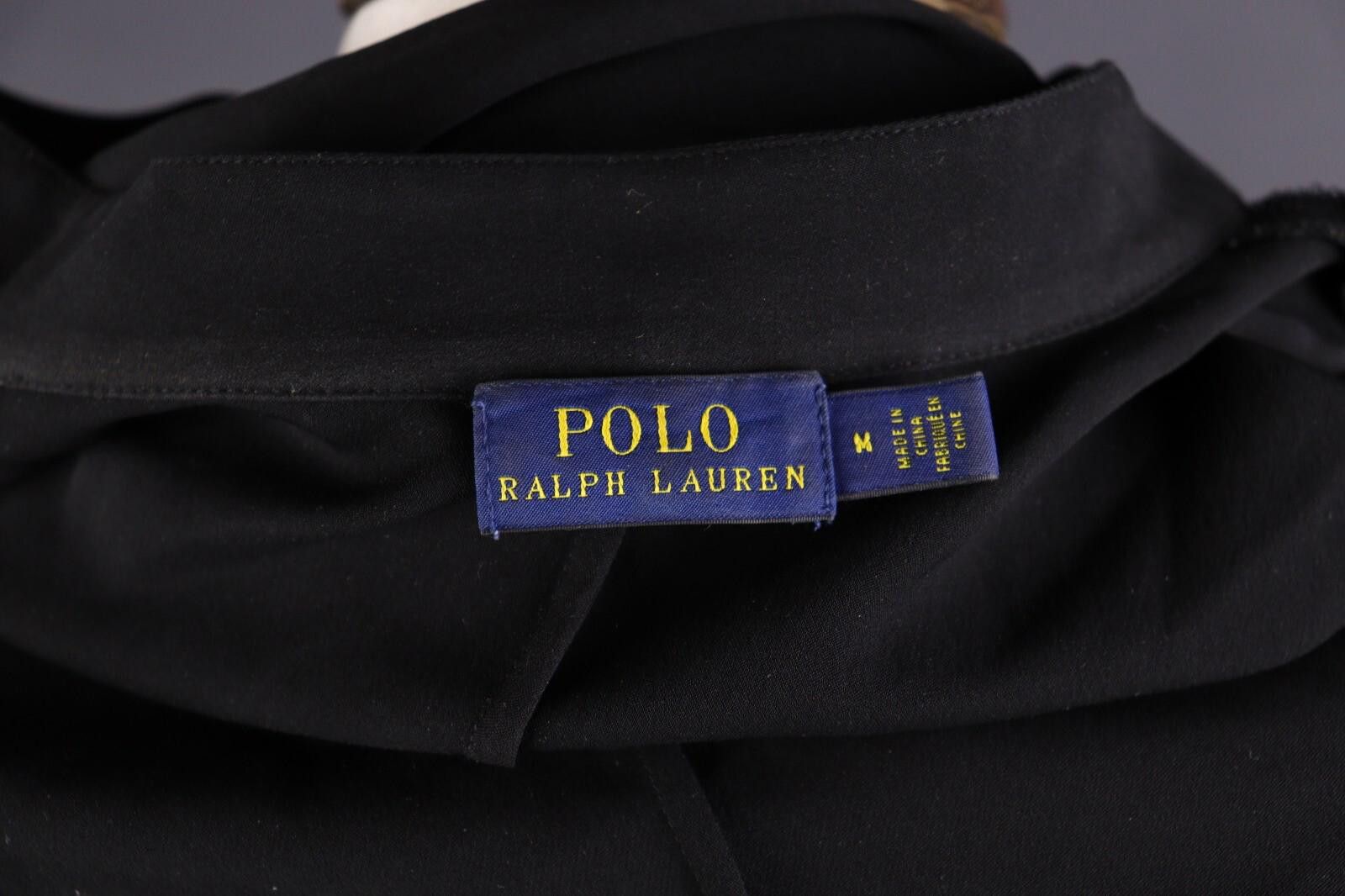 Polo Ralph Lauren Polo Ralph Lauren Black Long Sleeve Blouse Shirt Size M Size M / US 6-8 / IT 42-44 - 8 Thumbnail