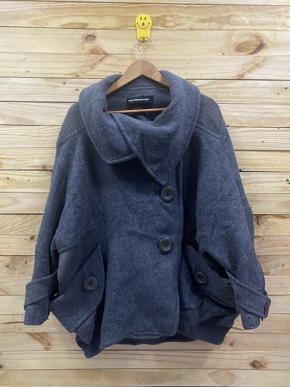 Issey Miyake × Japanese Brand × mercibeaucoup Issey miyake mercibeaucoup wool jacket Size XL / US 12-14 / IT 48-50 - 2 Thumbnail