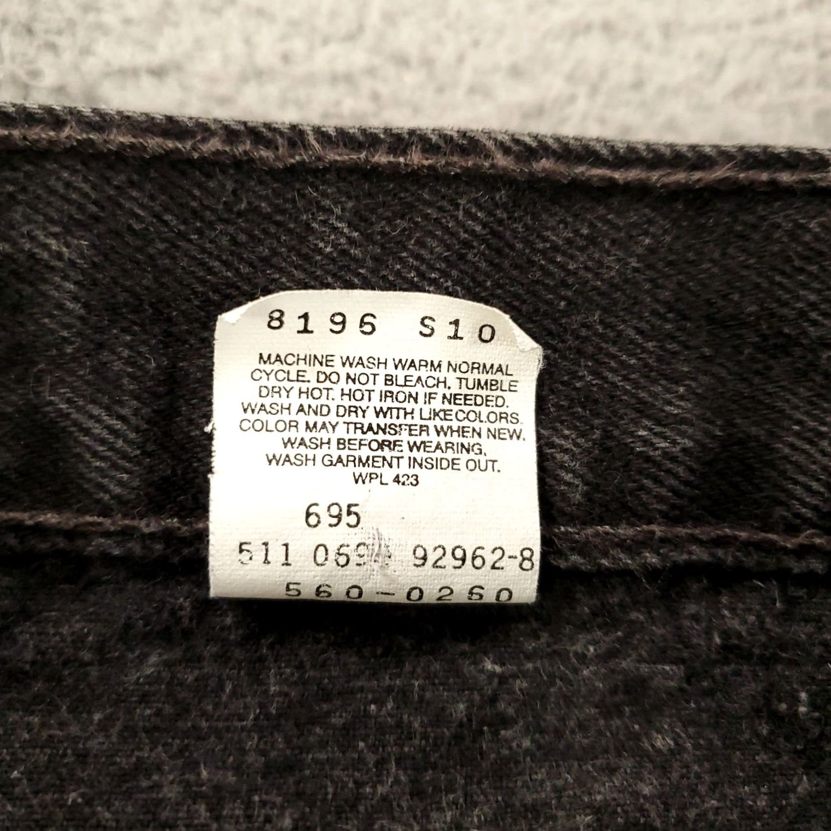 Levi's VINTAGE Levi's Jeans Mens 38x30 Black 560 Tapered Relaxed Fit 5-Pocket USA 90s Size US 38 / EU 54 - 6 Thumbnail