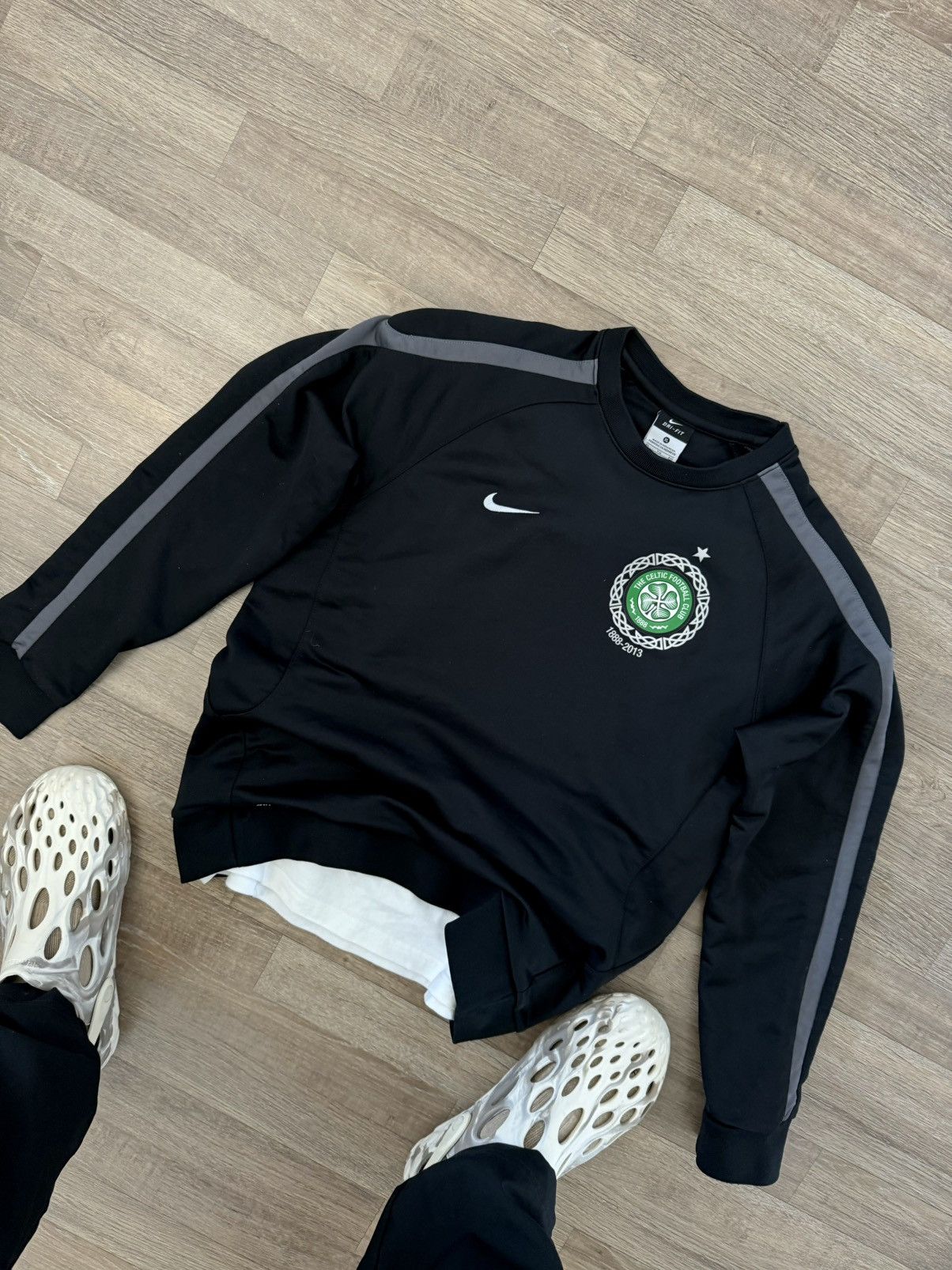 Nike Vintage Nike Celtic Y2k Blokecore Football Soccer Sweatshirt Size US S / EU 44-46 / 1 - 8 Thumbnail