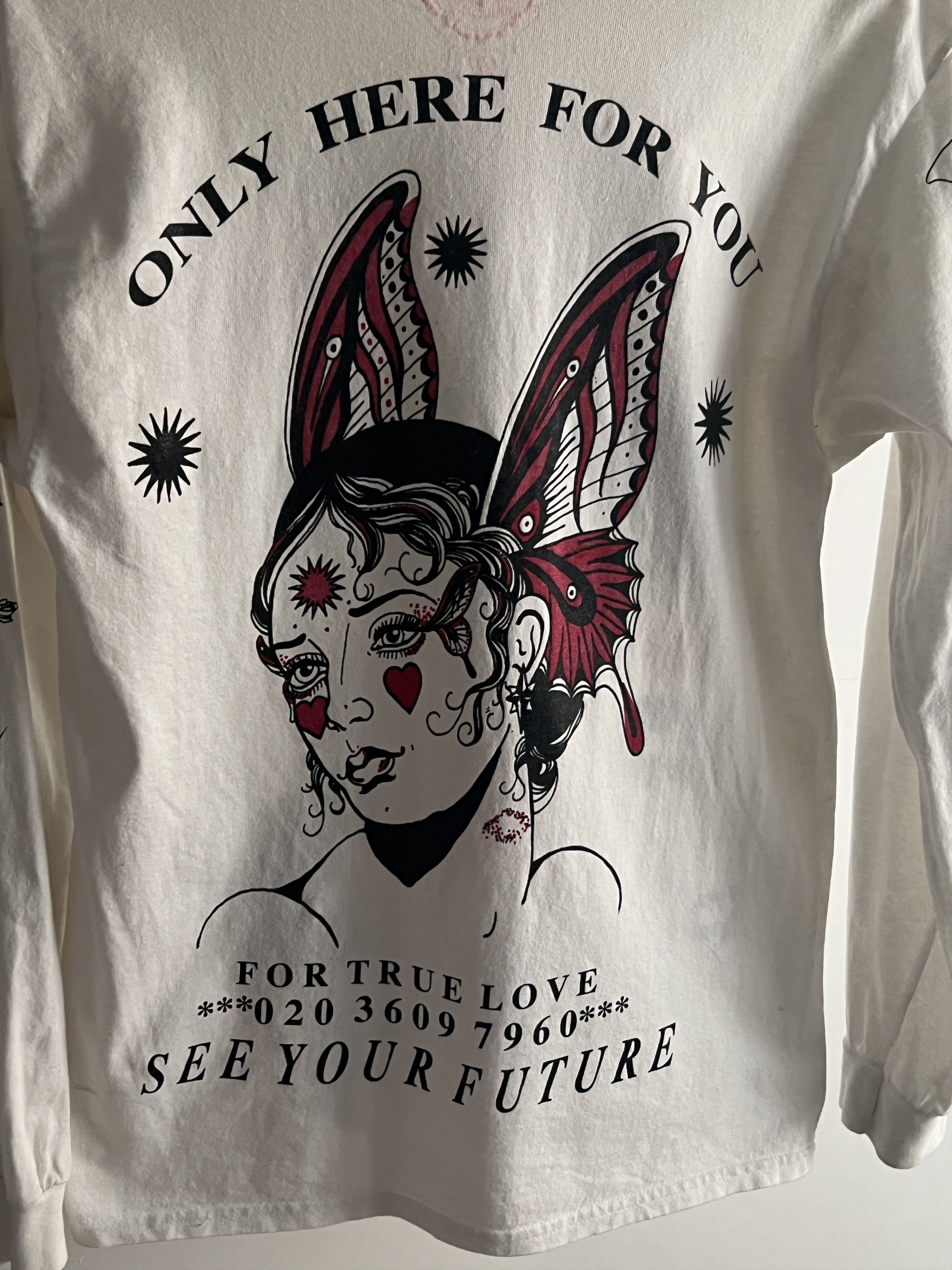 Band Tees × Vintage Long sleeve Tattoo Old Skul Only Here For You Vintage Size US M / EU 48-50 / 2 - 6 Thumbnail
