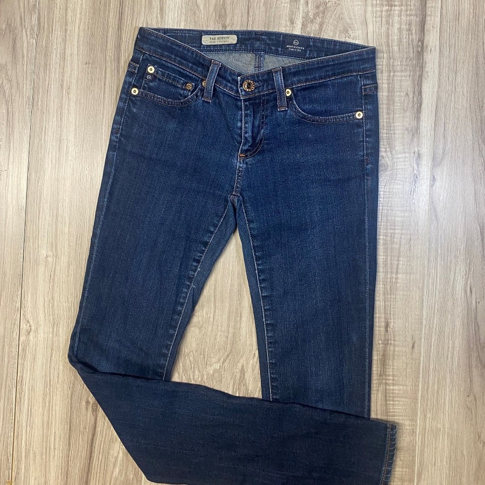 AG Adriano Goldschmied AG Adriano Goldschmied The Stevie Slim Straight - 25R Size 25" / US 0 / IT 36 - 2 Thumbnail