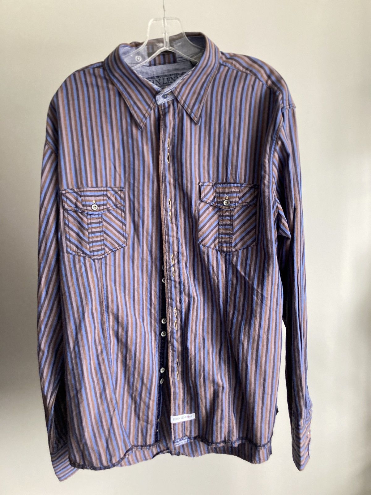 English Laundry English Laundry John Lennon Plaid Shirt Size 44L - 1 Thumbnail