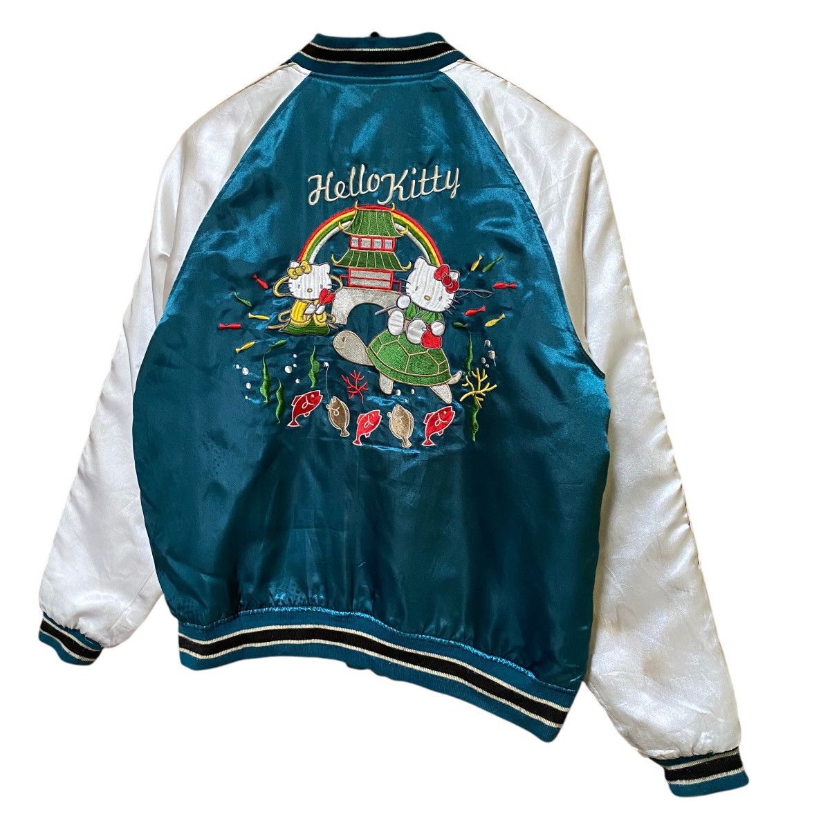 Japanese Brand × Vintage 💥VINTAGE HELLO KITTY SUKAJAN JACKET Size US M / EU 48-50 / 2 - 8 Thumbnail