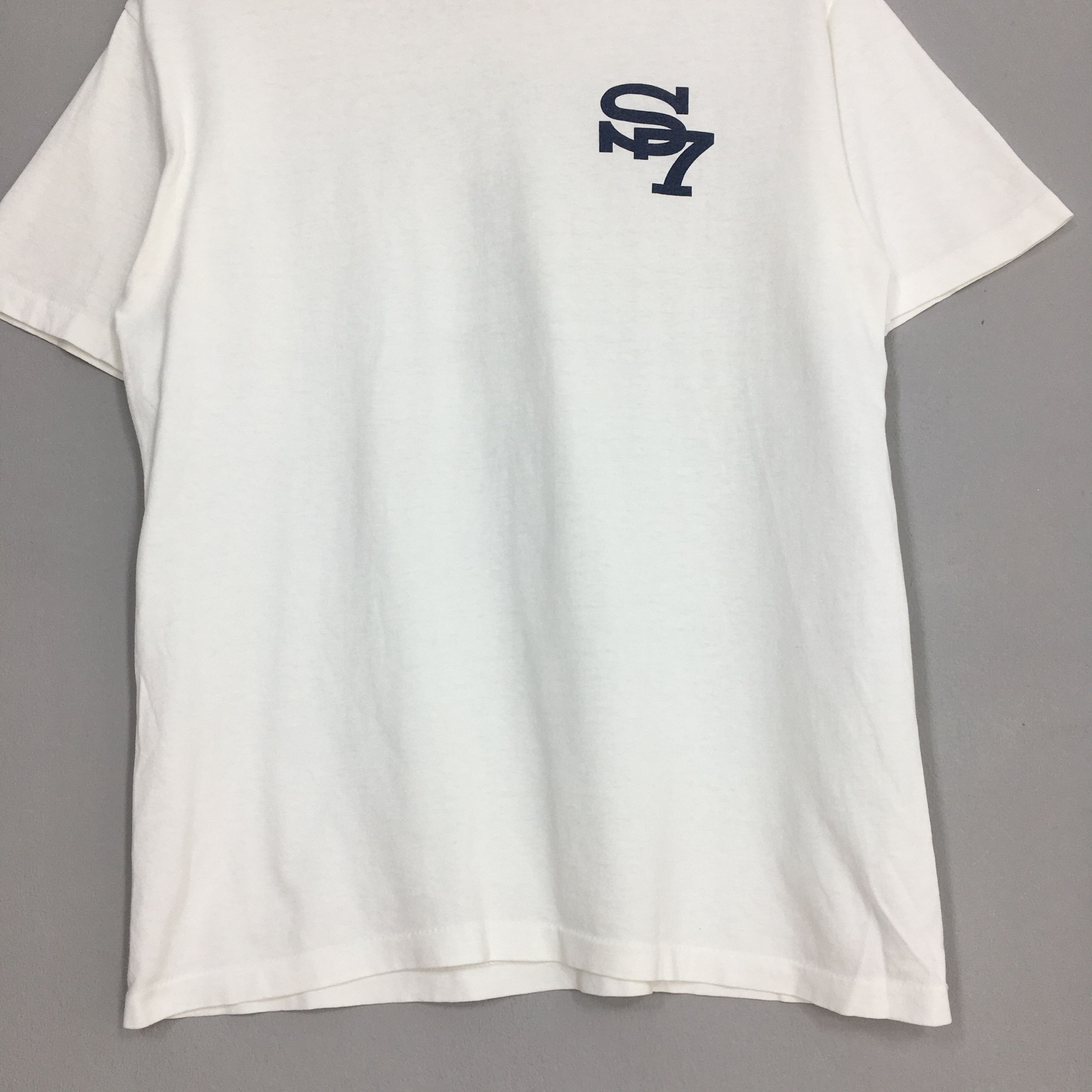 Stussy × Vintage Vintage 80s Stussy Usa Skaters S7 Tribe Tshirt Medium Size US M / EU 48-50 / 2 - 4 Thumbnail