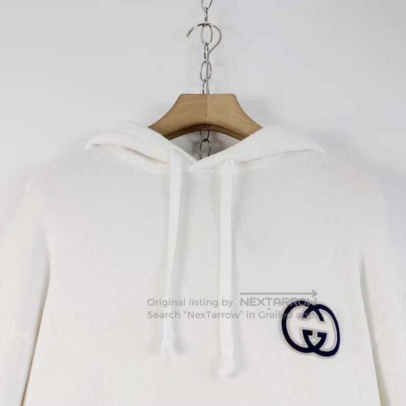 Gucci Gucci White chest double G embroidery logo hooded sweatshi Size XXS / US 00 / IT 34 - 3 Thumbnail