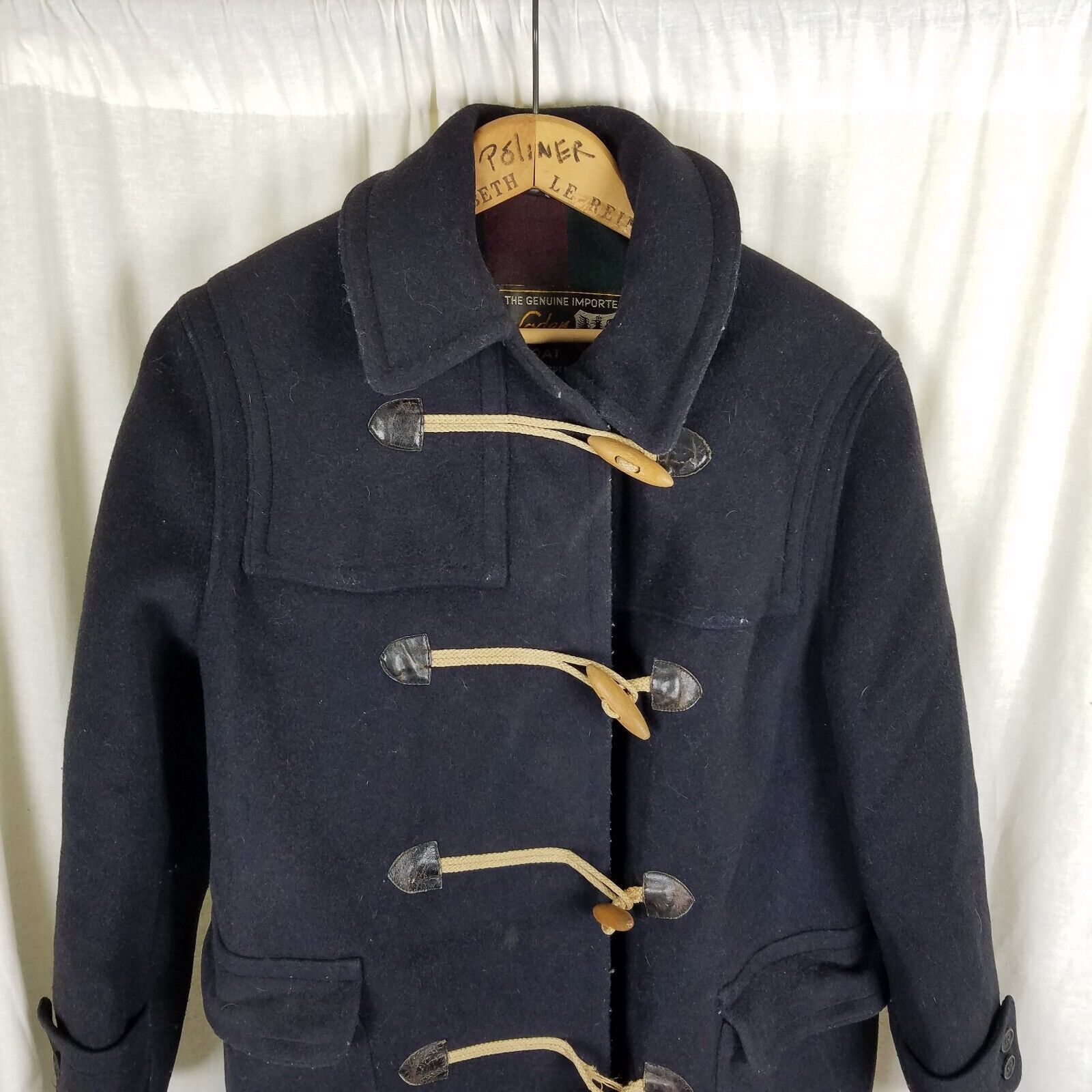 Vintage Lodenfry Loden Coat Wool Toggle Duffle Coat Peacoat Wmns M L Size M / US 6-8 / IT 42-44 - 2 Thumbnail