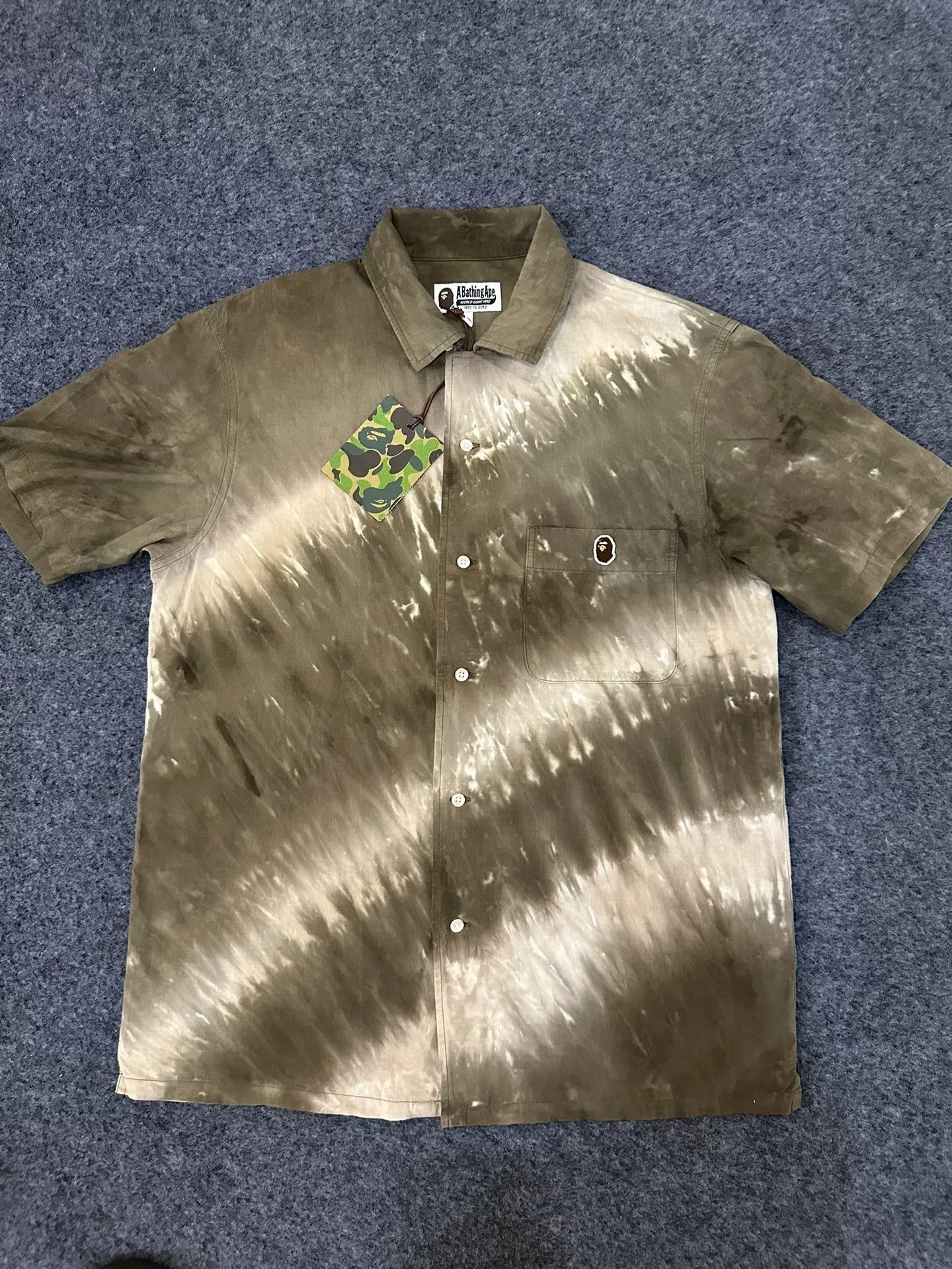 Bape Bape Multi Glow Short Sleeve Shirt Size US M / EU 48-50 / 2 - 1 Thumbnail