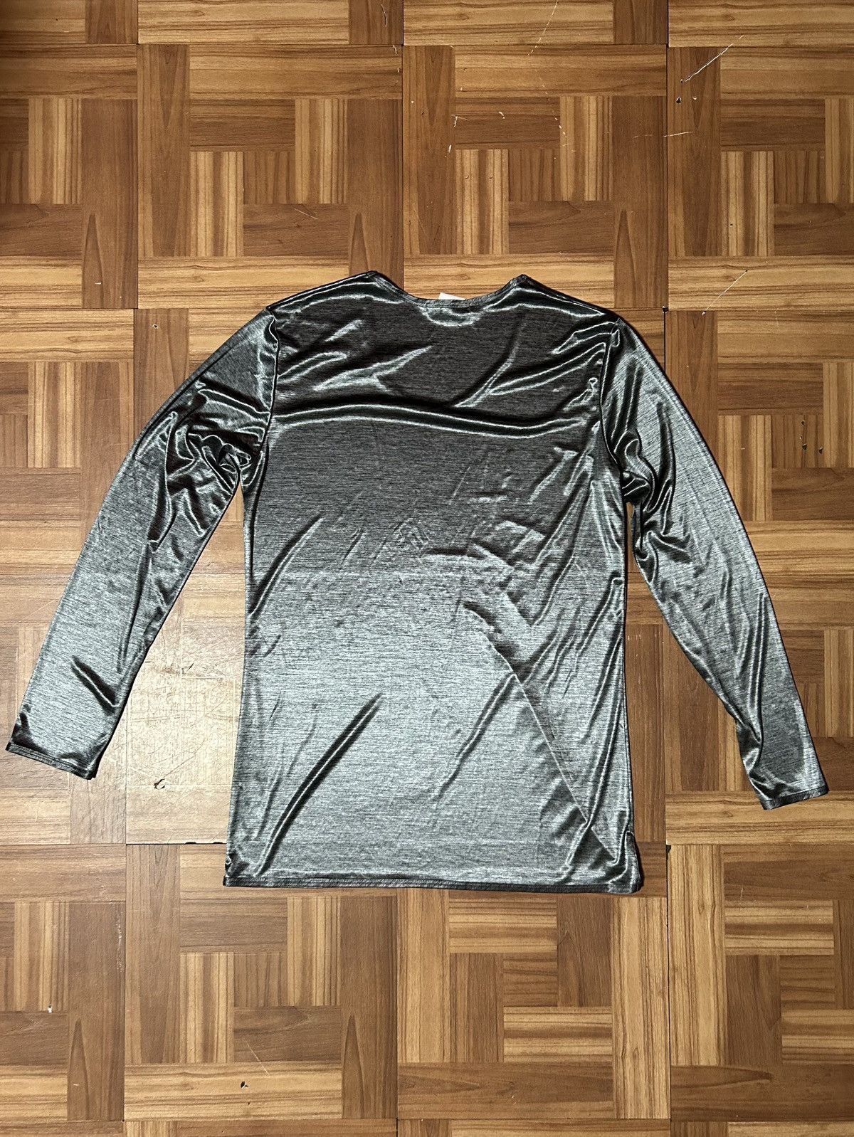 Issey Miyake Issey Miyake Silver Metallic Longsleeve Size US S / EU 44-46 / 1 - 2 Thumbnail
