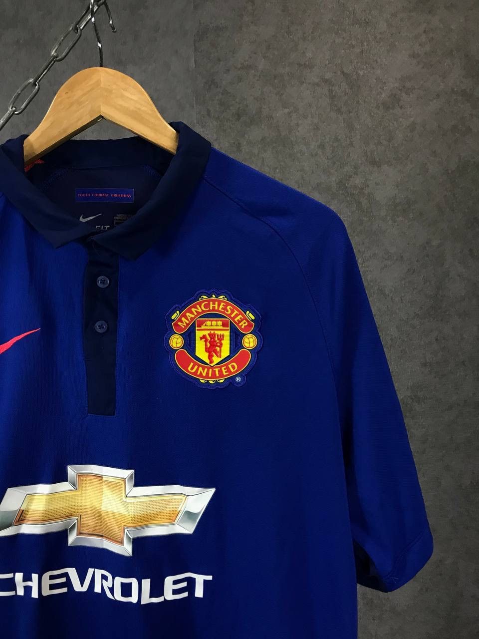 Nike Manchester United 2014 Nike swoosh soccer jersey Size US L / EU 52-54 / 3 - 2 Thumbnail