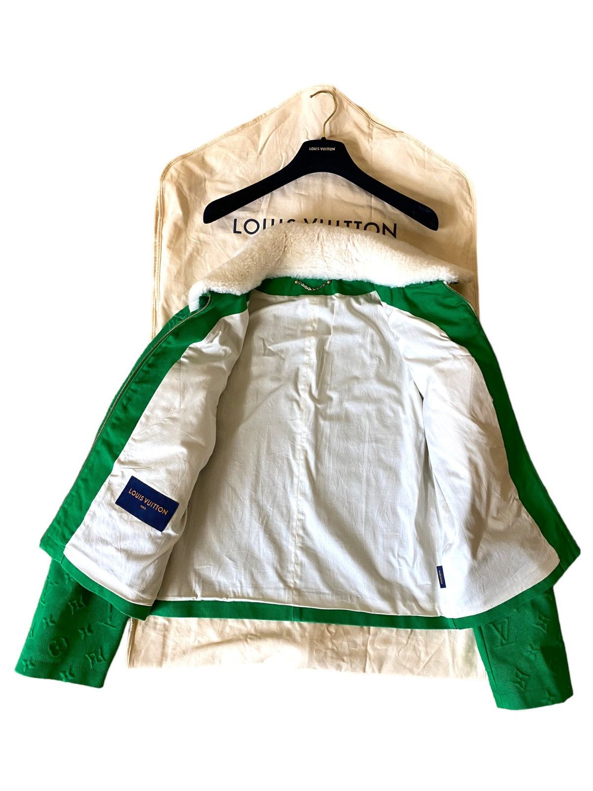 Louis Vuitton Louis Vuitton Carpenter Green 46 Denim Jacket 3D Monogram Size US S / EU 44-46 / 1 - 12 Thumbnail