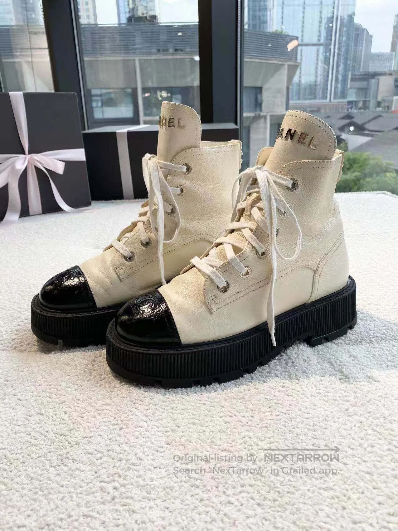 Chanel Chanel Classic logo Martin boots| Size US 8.5 / IT 38.5 - 1 Thumbnail