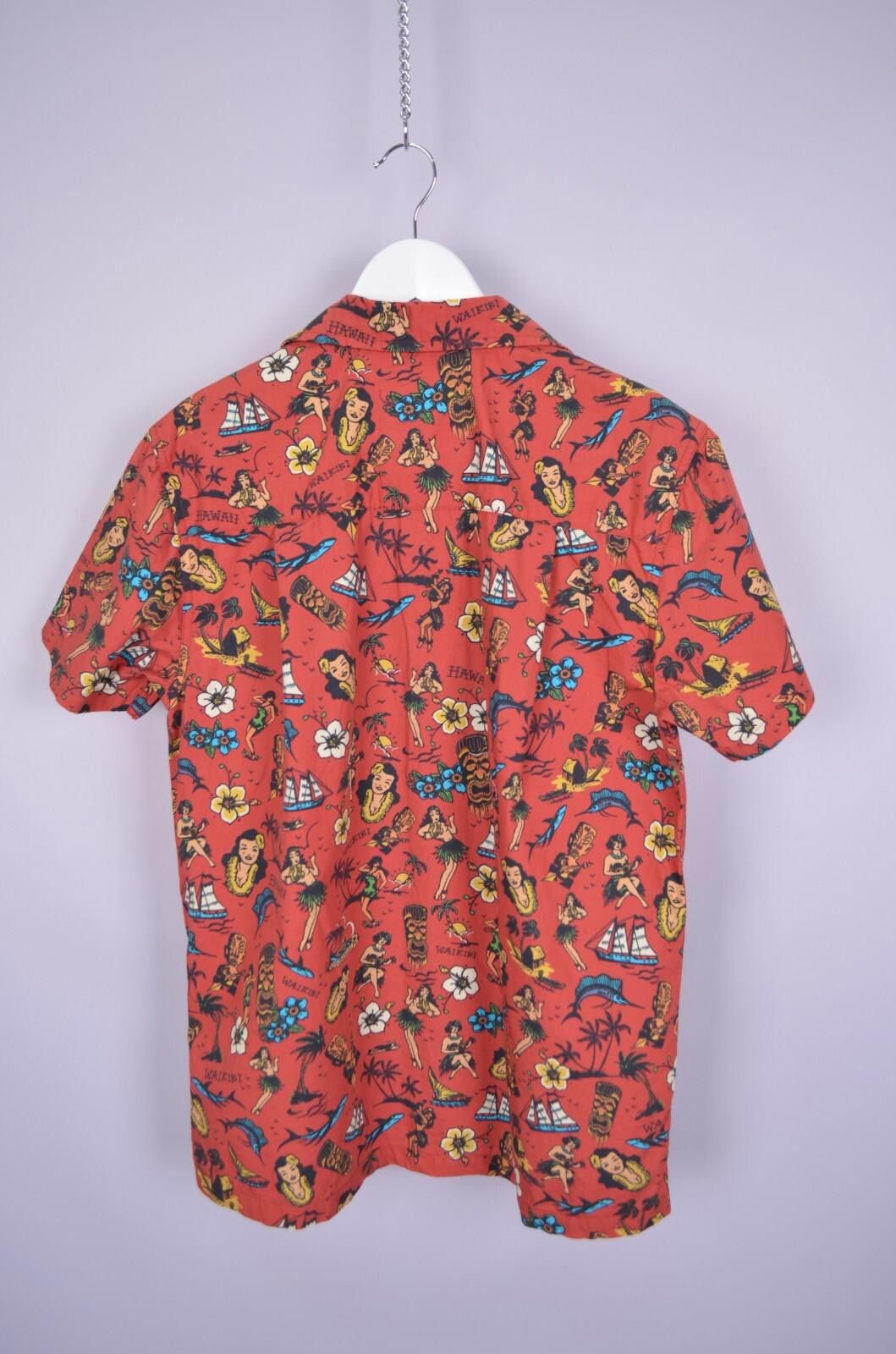 Designer King Kerosin Tattoo Hawaii Island Palms Beach Shirt Size S Size US S / EU 44-46 / 1 - 9 Thumbnail