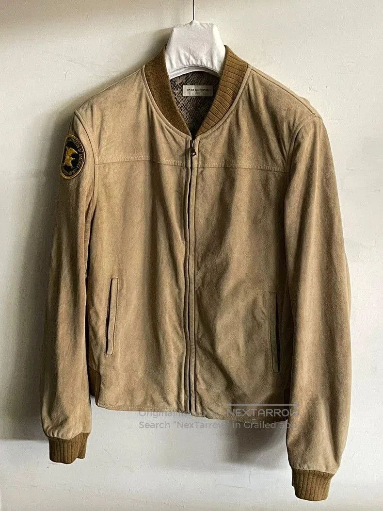 Dries Van Noten Dries Van Noten Suede Leather Jacket. Size US L / EU 52-54 / 3 - 3 Thumbnail