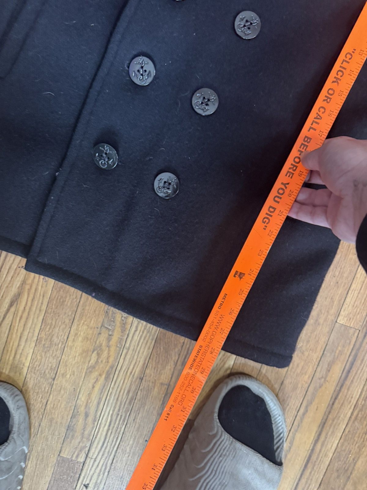 Schott Vintage U.S. 740N Pea Coat by Schott NYC Womens Sz 12 Size XL / US 12-14 / IT 48-50 - 6 Thumbnail