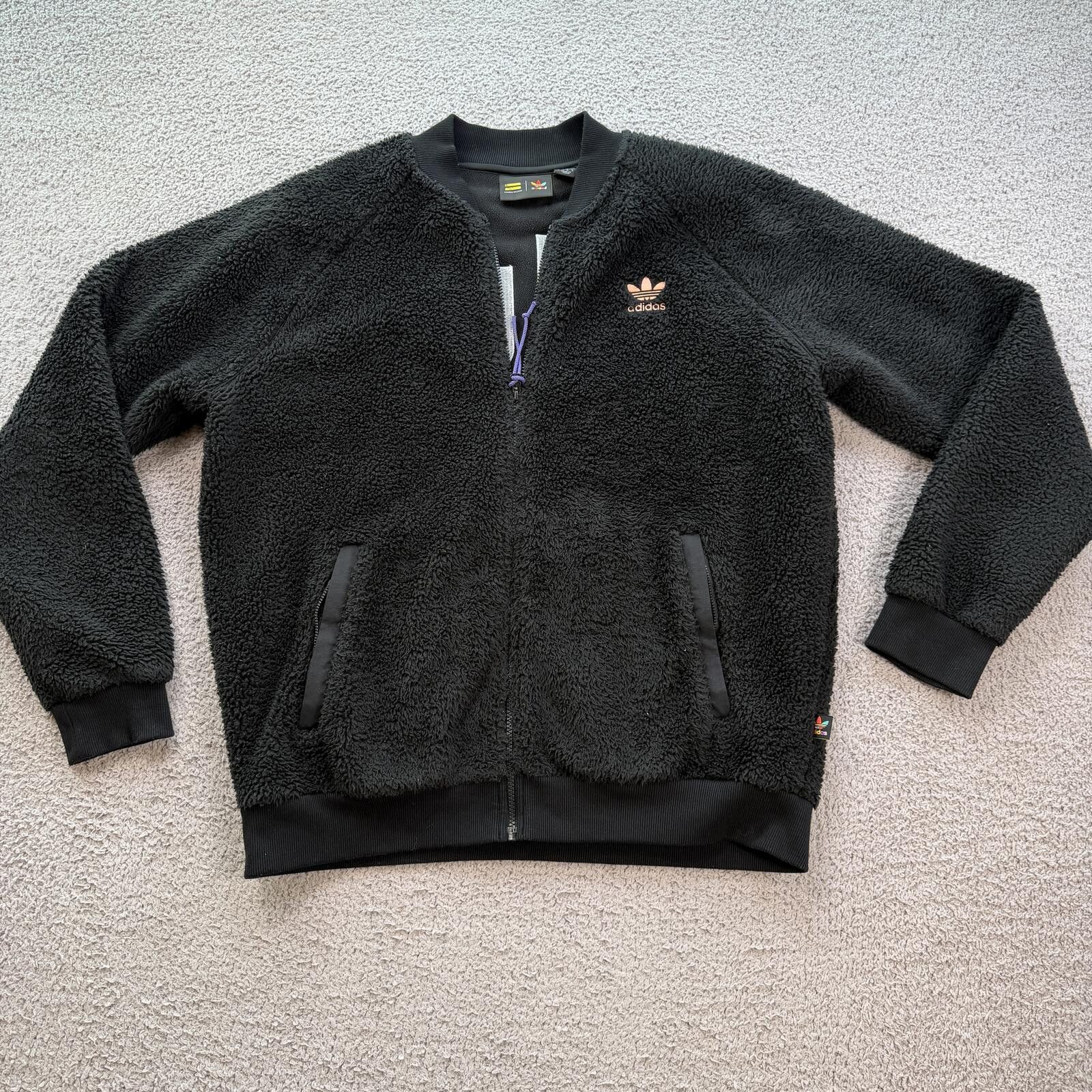 Adidas Adidas x Pharrell Williams Hu Hiking Sherpa Fleece Jacket XL Size US XL / EU 56 / 4 - 2 Thumbnail
