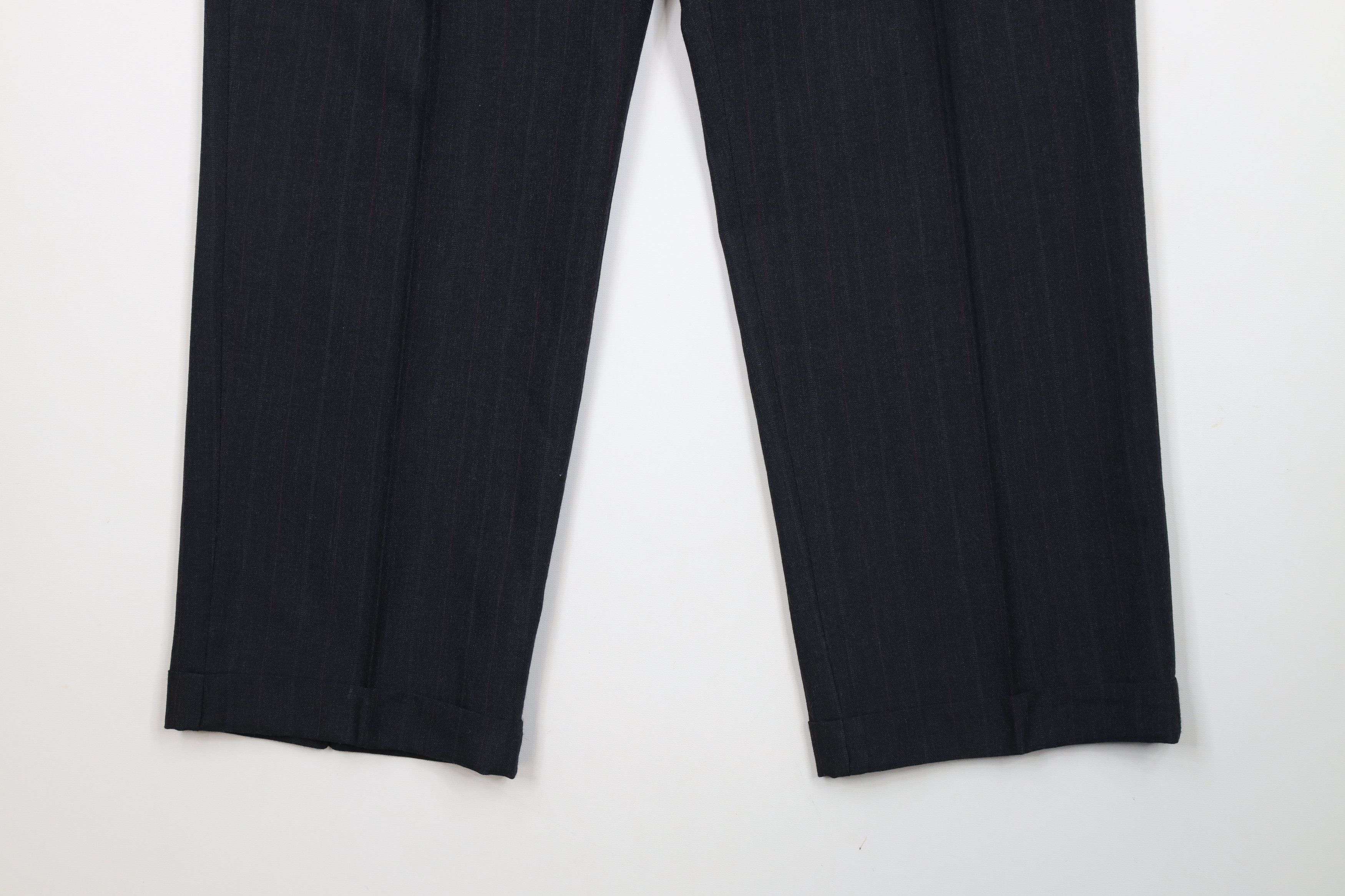 Vintage Vintage 90s Streetwear Pinstriped Wide Leg Chino Pants USA Size US 32 / EU 48 - 4 Thumbnail