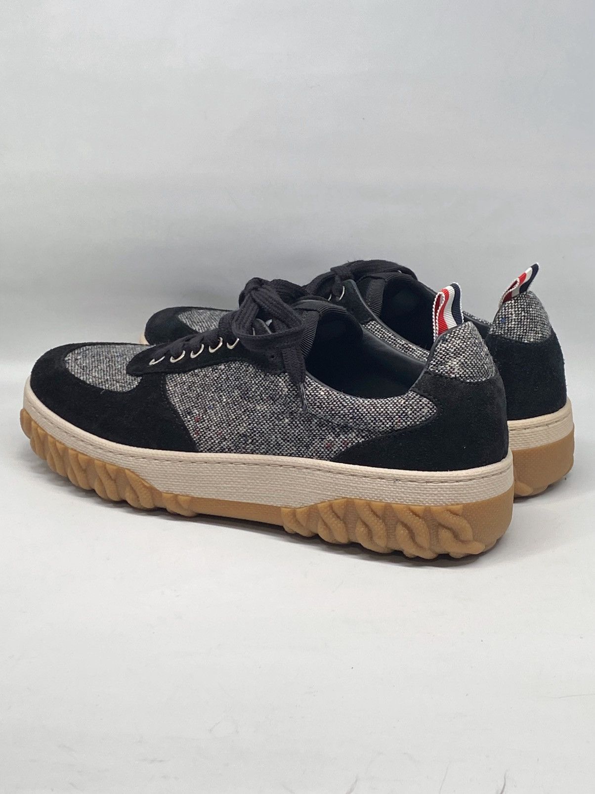 Thom Browne Thom Browne Donegal Tweed Cable Knit Sole Sneakers size 8.5 Size US 8.5 / EU 41-42 - 7 Thumbnail