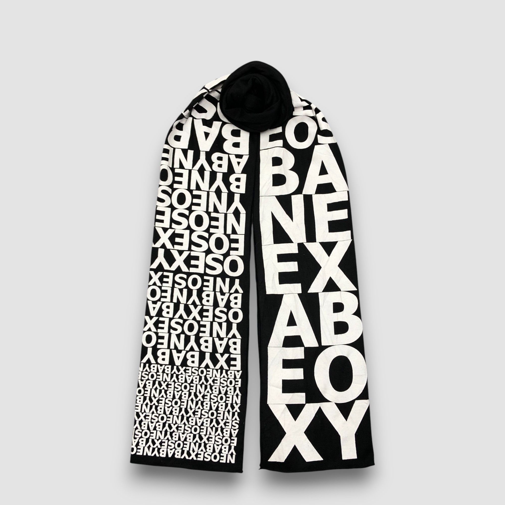 Japanese Brand Vintage Baby Neo Sexy Scarf Muffler Wool Cashmere Scarves Size ONE SIZE - 1 Thumbnail