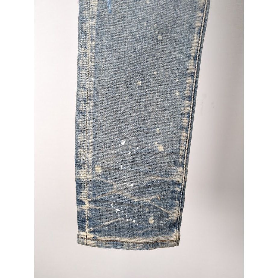 Amiri o1rshd1 MX1 Plaid Jeans in Clay Indigo Size US 30 / EU 46 - 5 Thumbnail