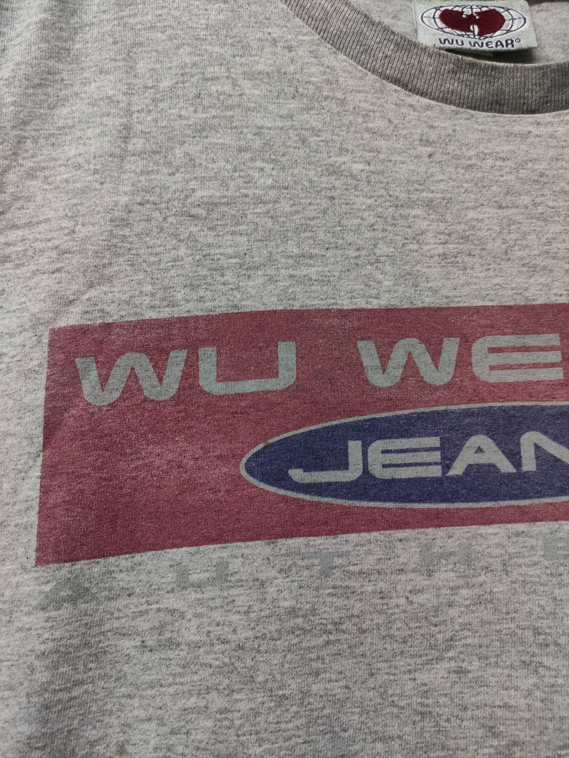 Rap Tees Vtg 90's Wu Wear Jeans Authentic Made in USA T-Shirt Size US XL / EU 56 / 4 - 4 Thumbnail