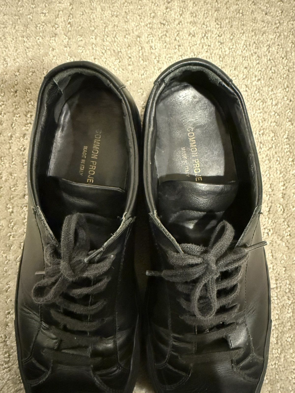 Common Projects BLACK COMMON PROJECT SIZE 42 Size US 9 / EU 42 - 3 Thumbnail