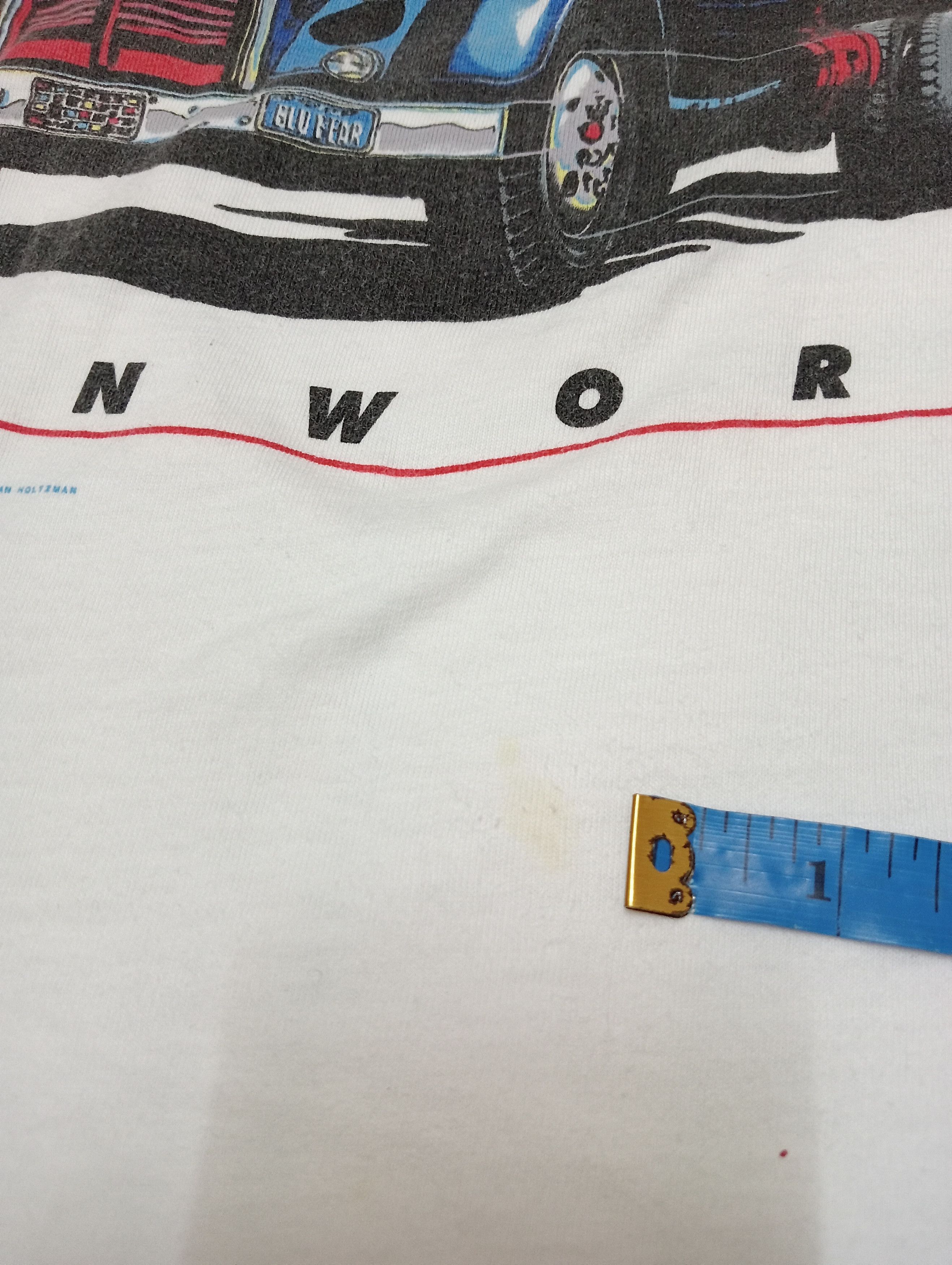 Vintage VINTAGE 1991 TRUCKER GRAPHIC TEE Size US L / EU 52-54 / 3 - 3 Thumbnail
