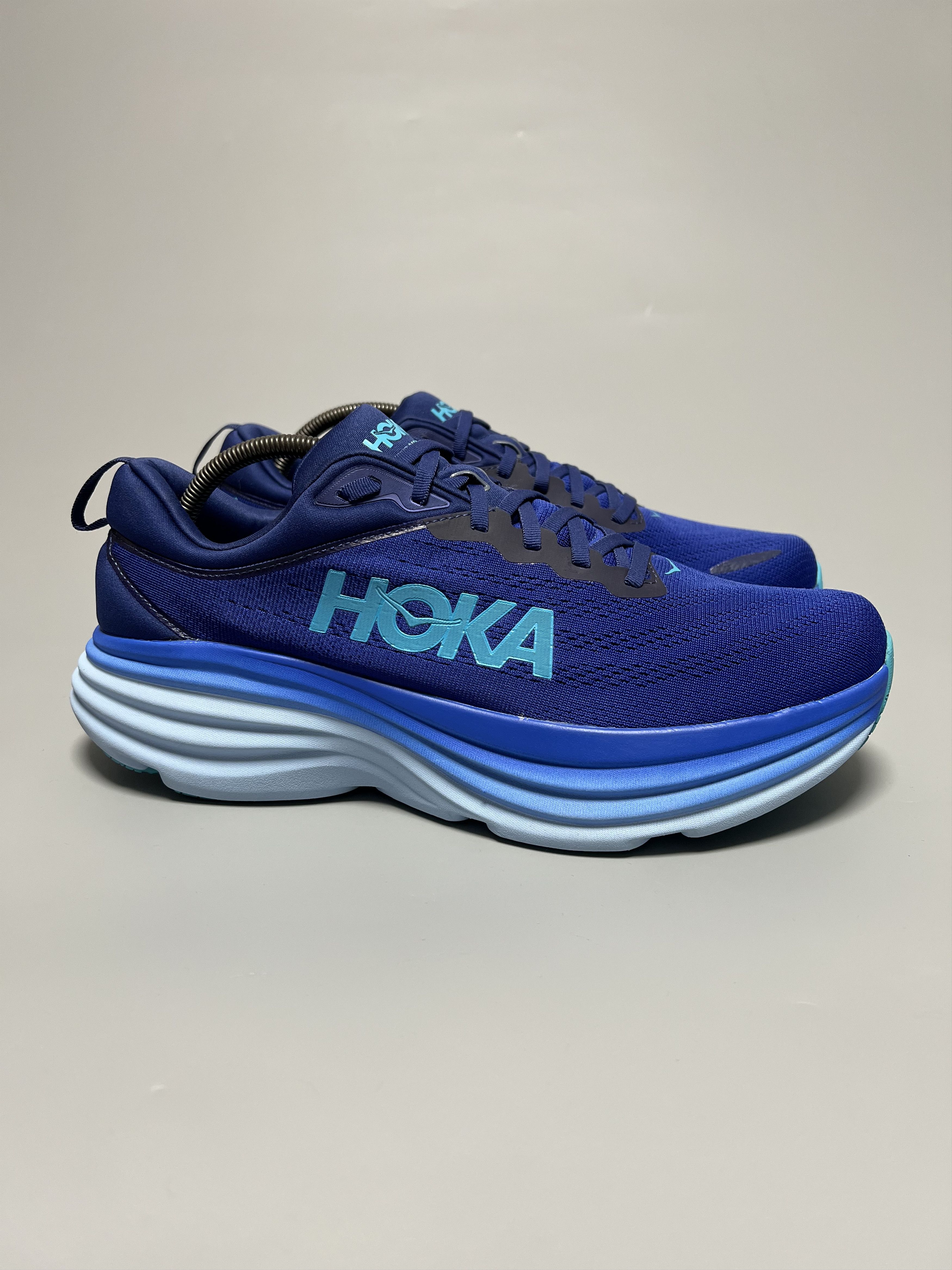 Hoka 12D Hoka One One Bondi 8 Running Shoes Walking Gym Size US 12 / EU 45 - 2 Thumbnail