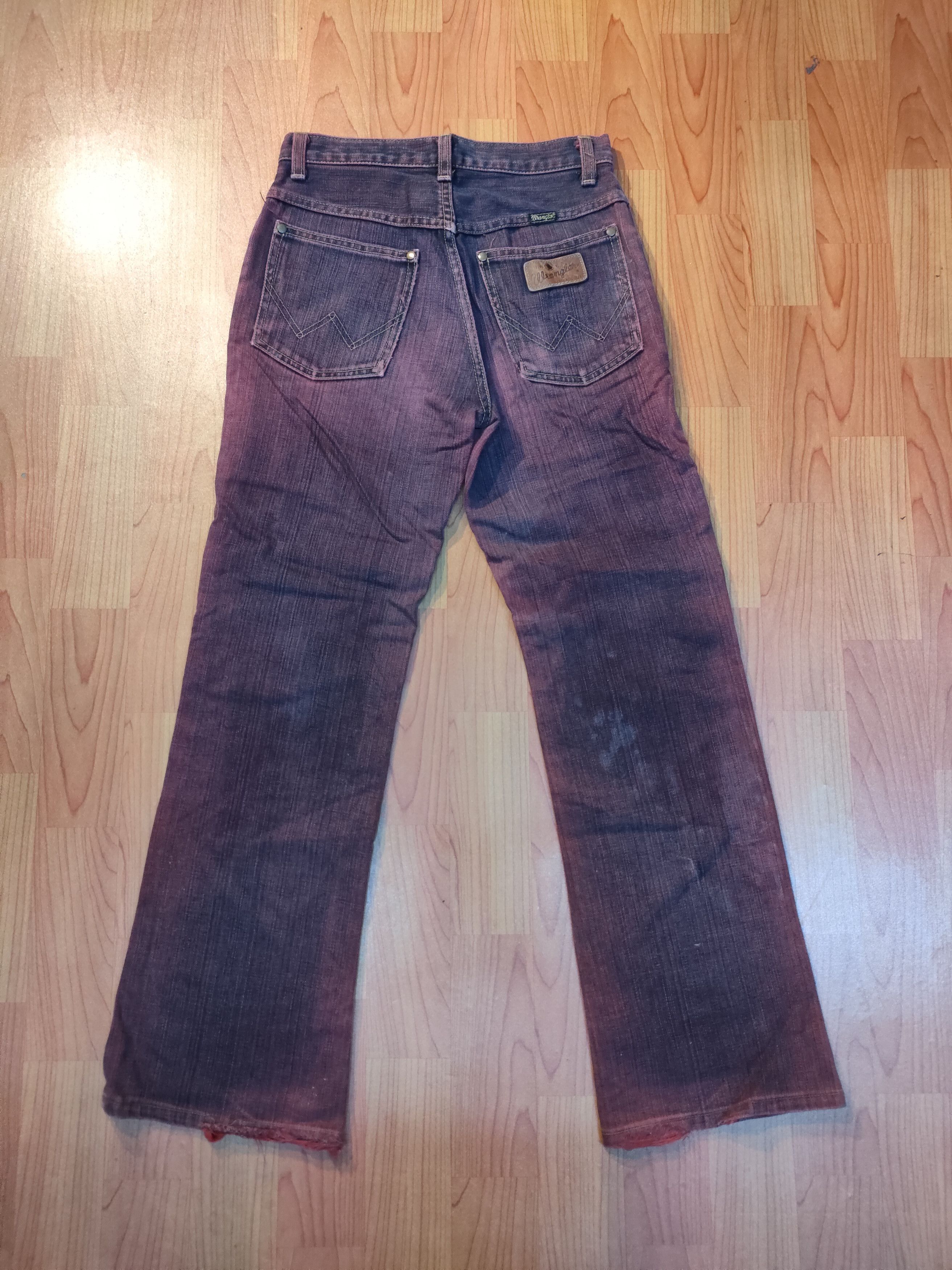 If Six Was Nine × Wrangler Wrangler Lady Flare Jeans Size 27" / US 4 / IT 40 - 4 Thumbnail
