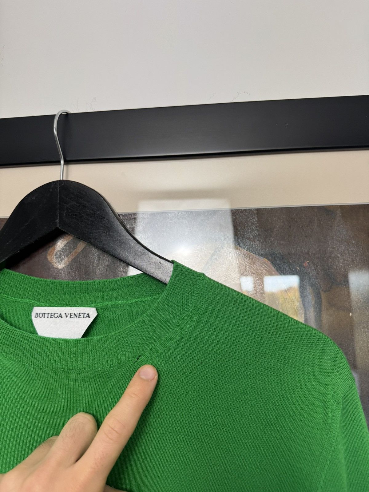 Bottega Veneta Bottega Veneta Uniform Wool Sweater Knit Green Designer Size US M / EU 48-50 / 2 - 7 Thumbnail