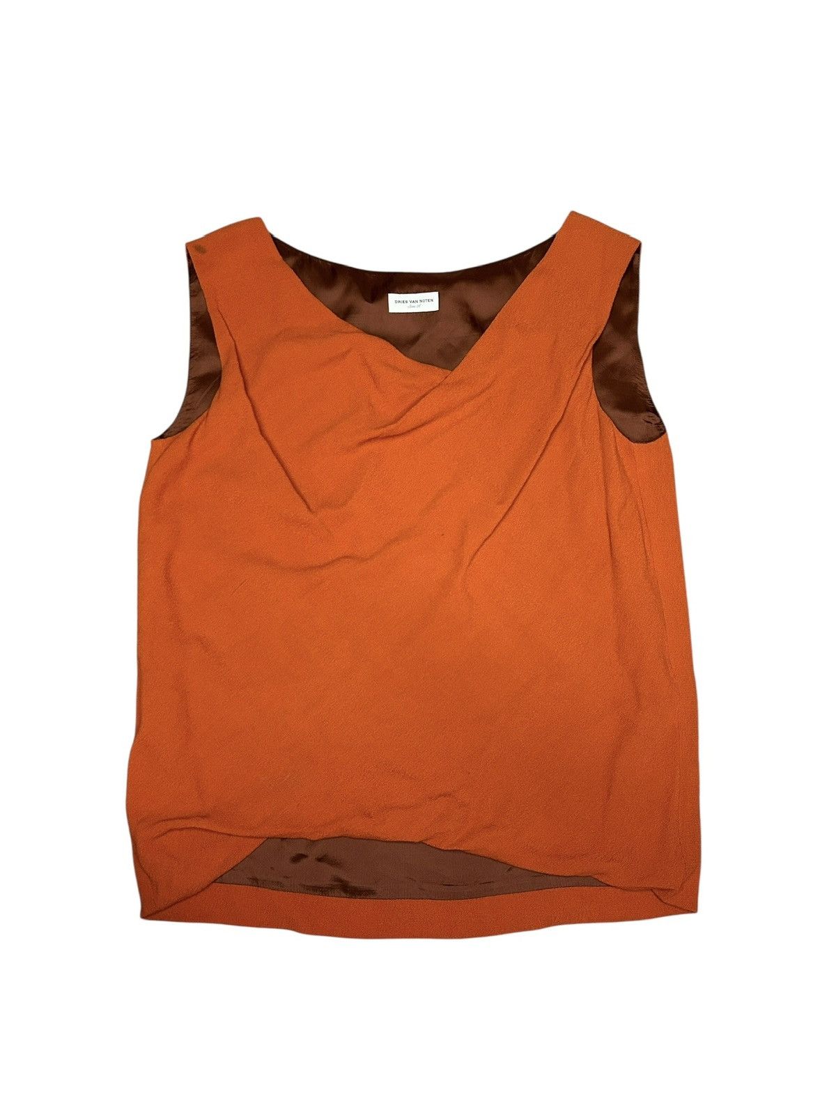 Dries Van Noten 00s Draped Blouse Size XS / US 0-2 / IT 36-38 - 1 Thumbnail