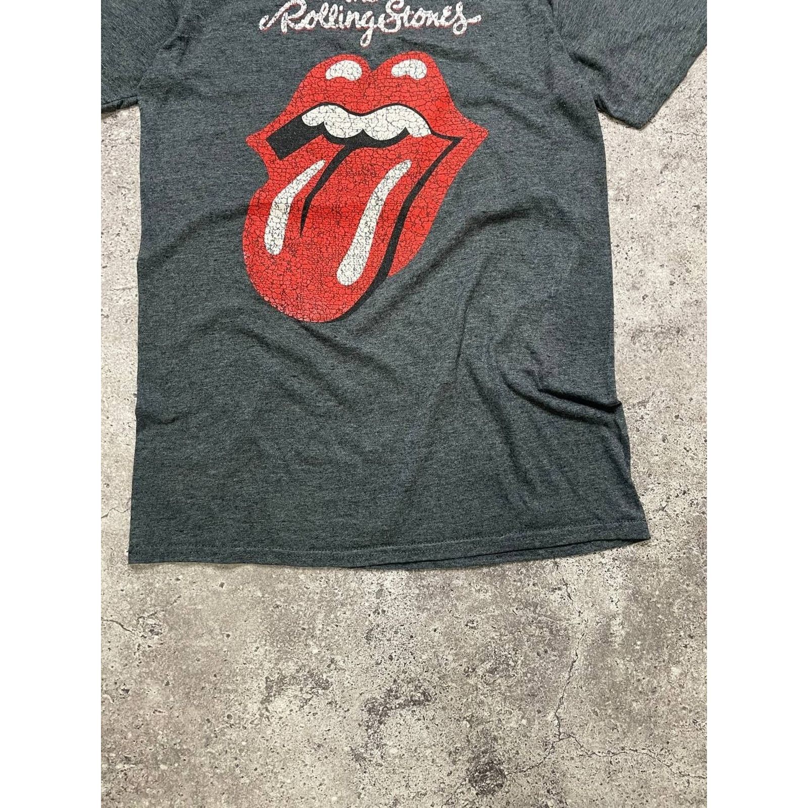Band Tees Vintage The Rolling Stones Tongue Logo T-Shirt Gray Size S Size US S / EU 44-46 / 1 - 4 Thumbnail